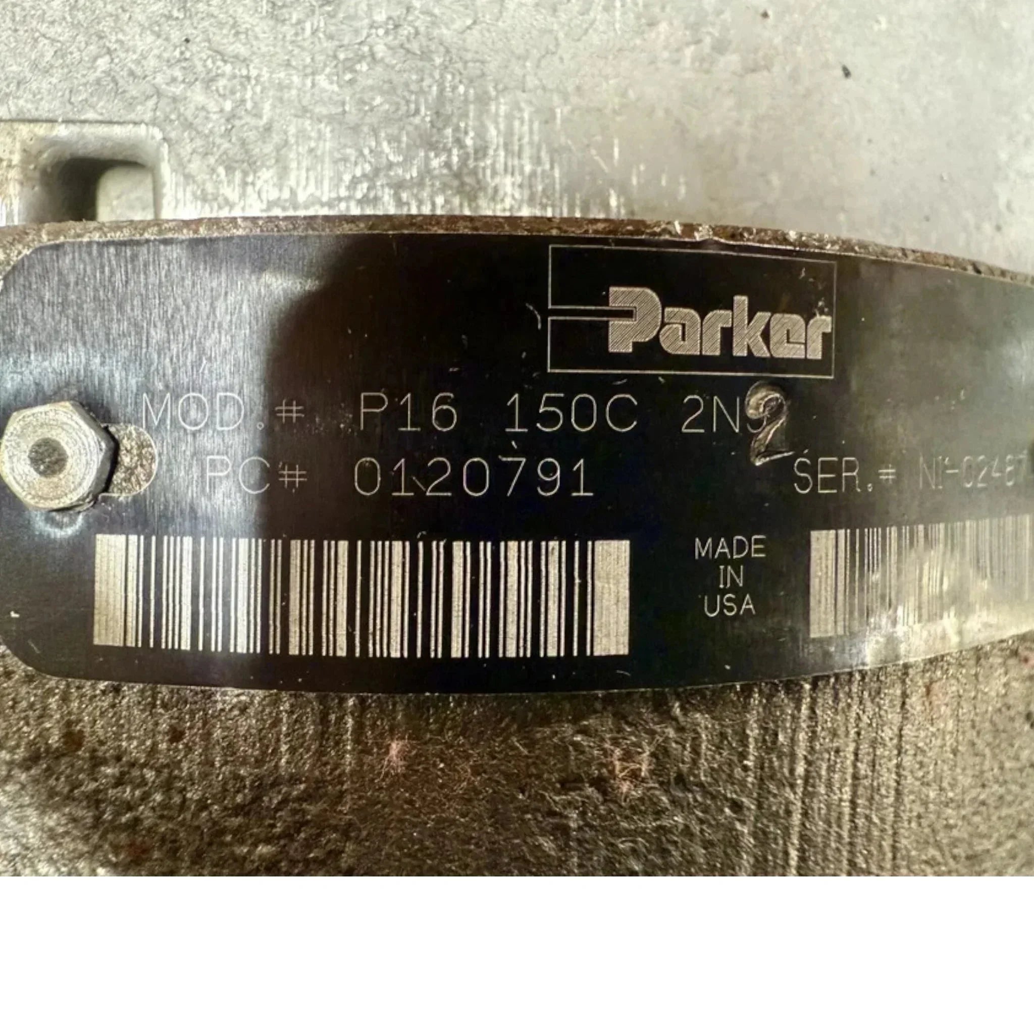 P16-150C-2N2 Genuine Parker Hydraulic Gear Pump