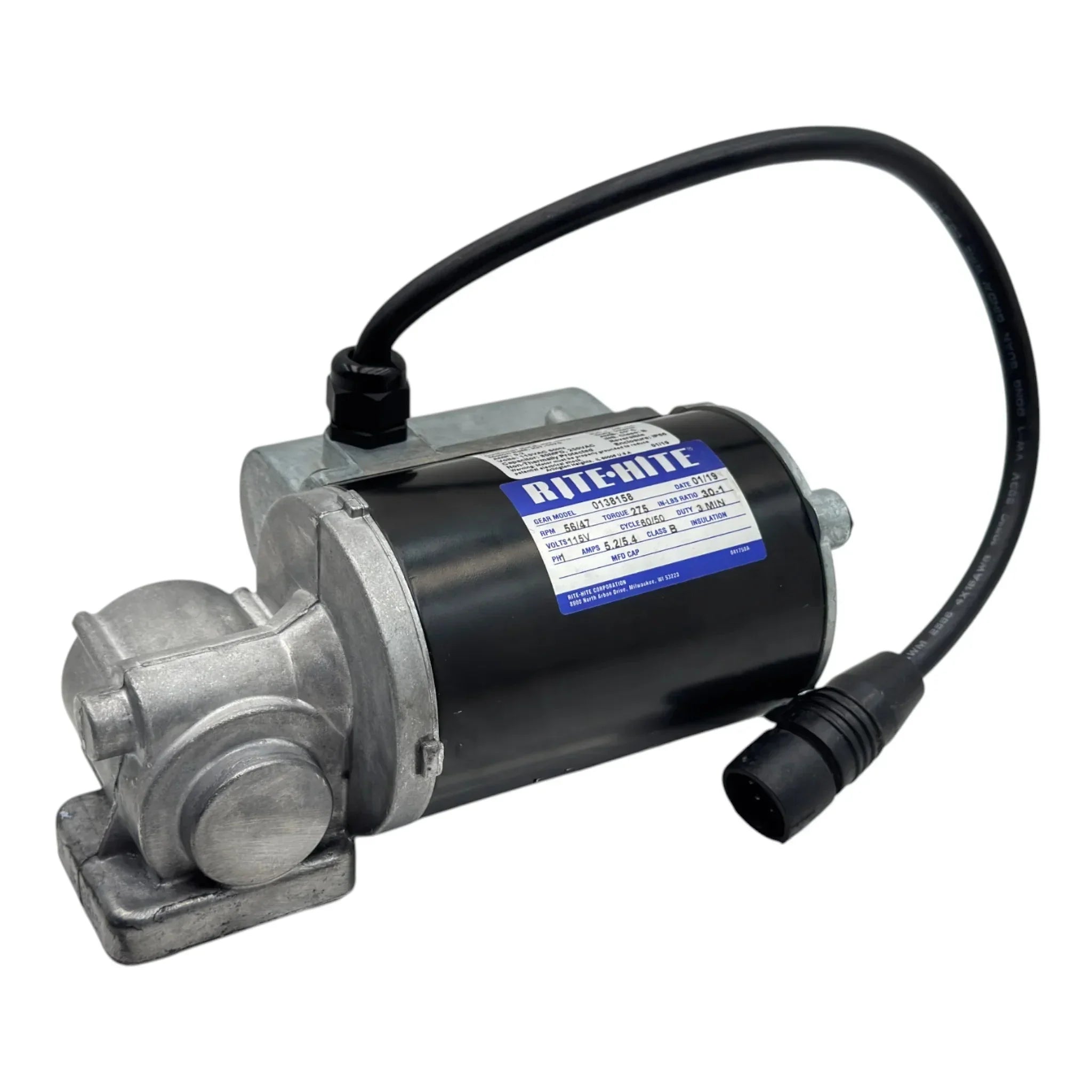 0138158 Genuine Rite Hite Motor Single Phase
