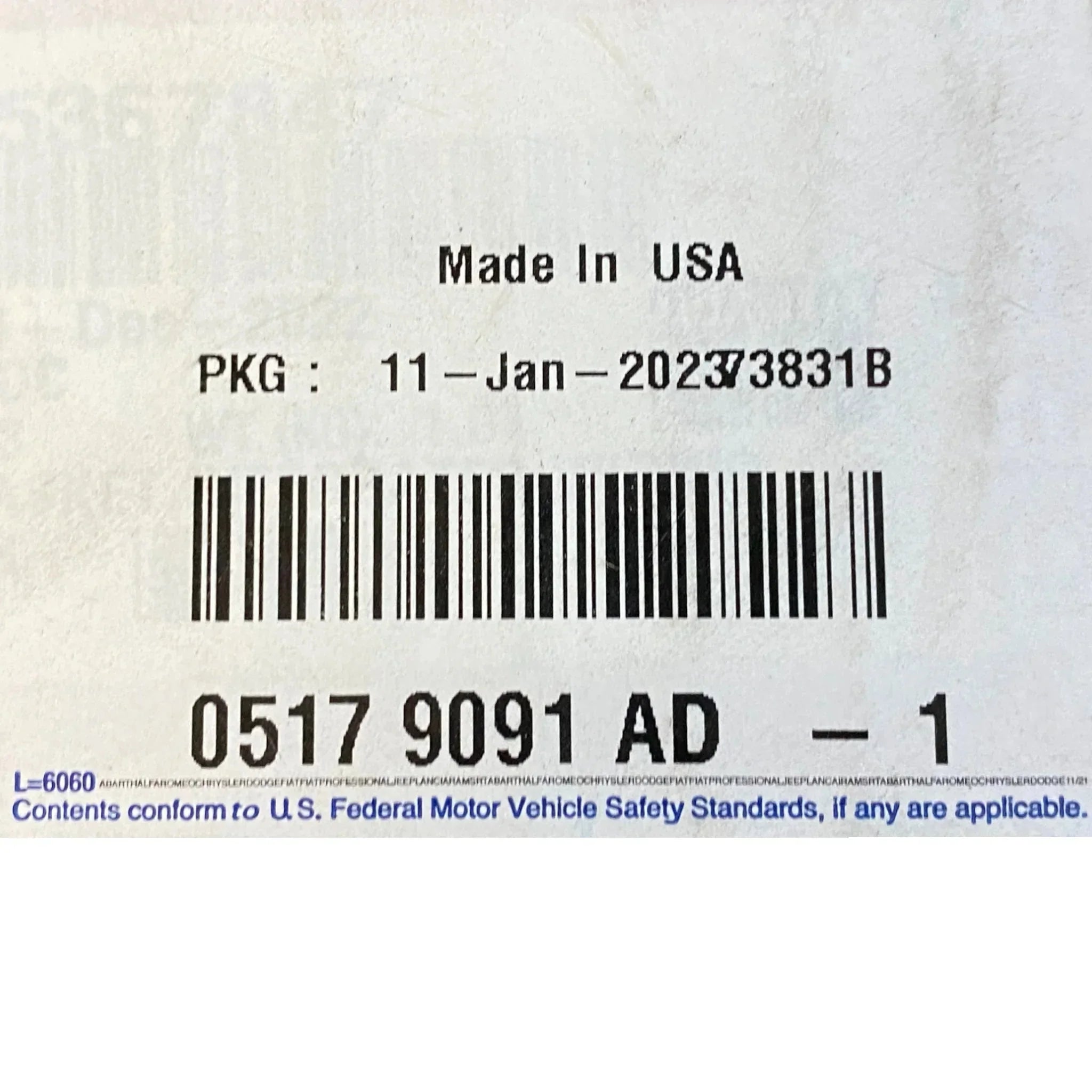 5179091AC Genuine Mopar Cylinder Head Cover Gasket