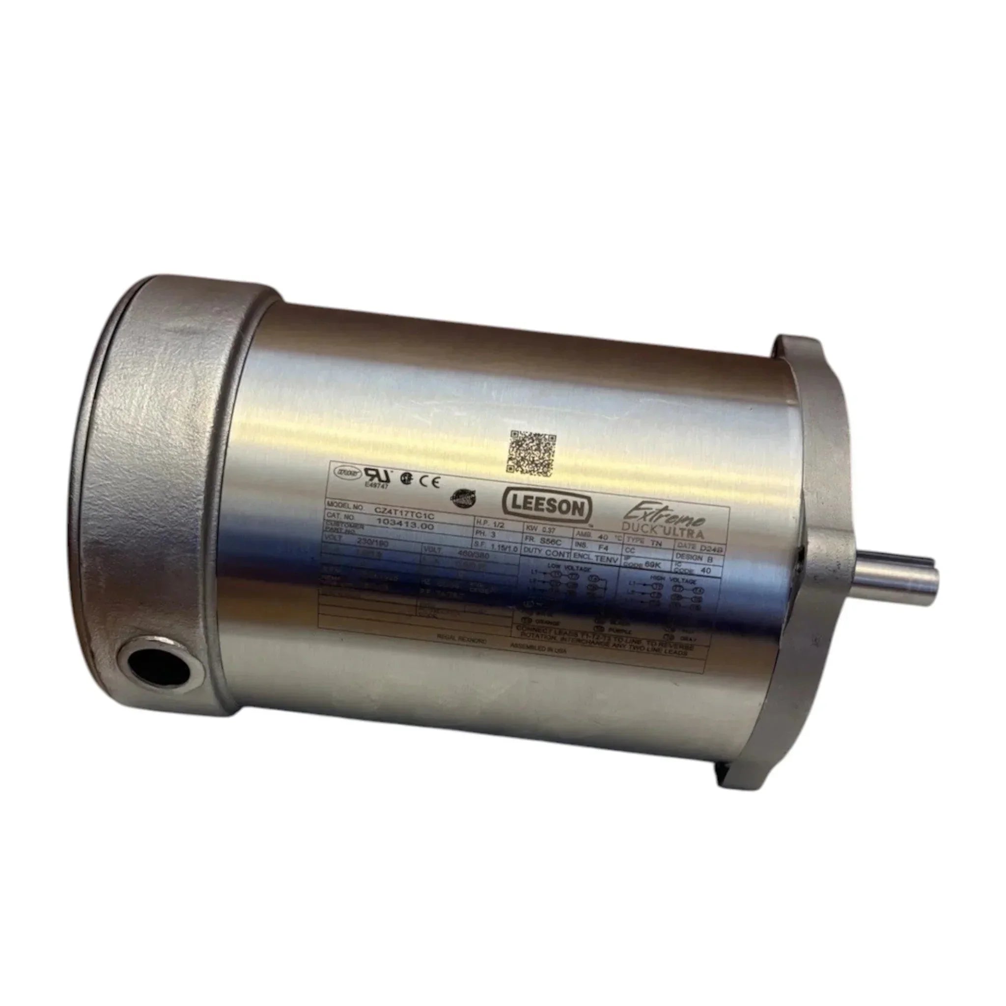 103413.00 Leeson Washdown Motor 208-230/460V