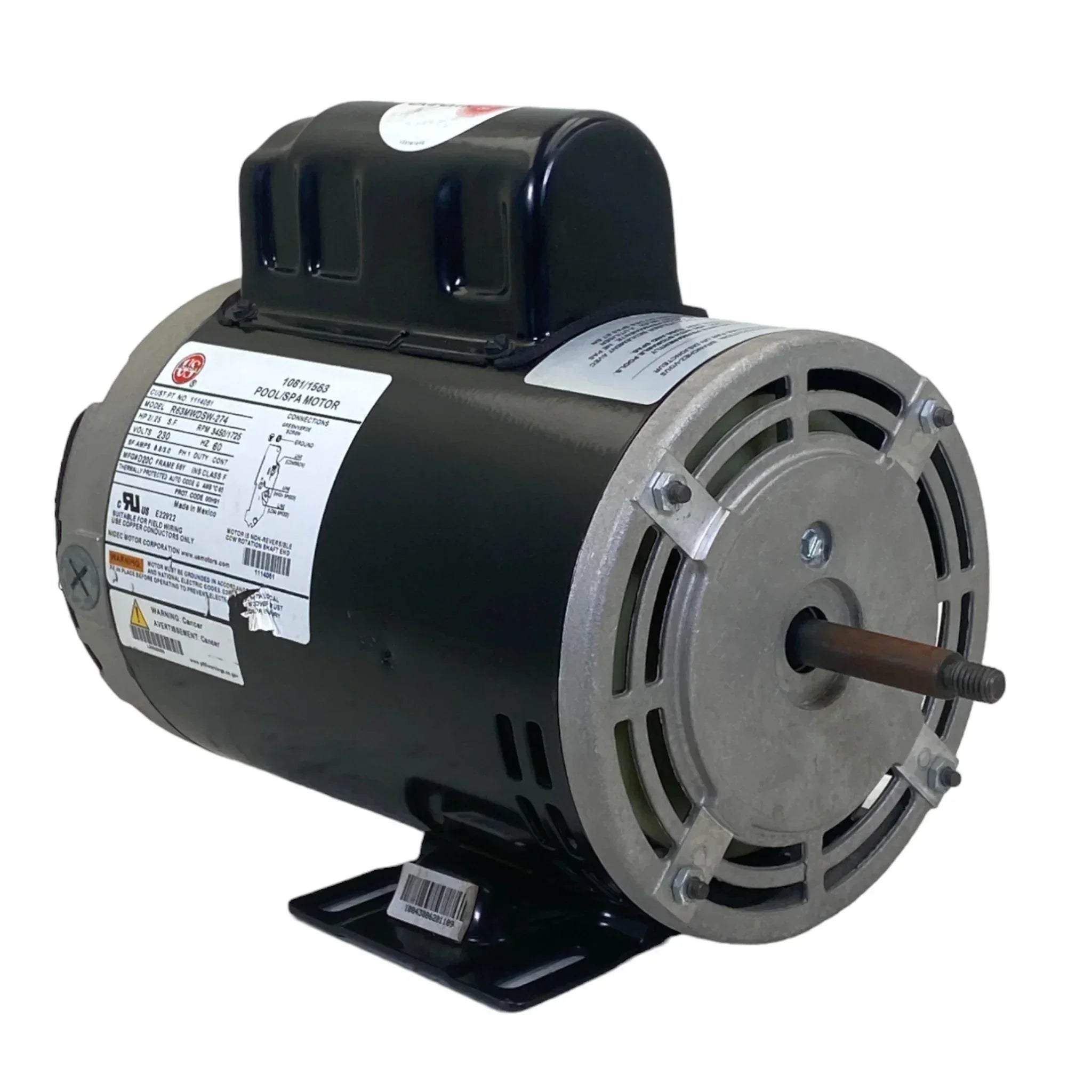 1114061 Us Motors Spa Motor R63Mwdsw-274 Model