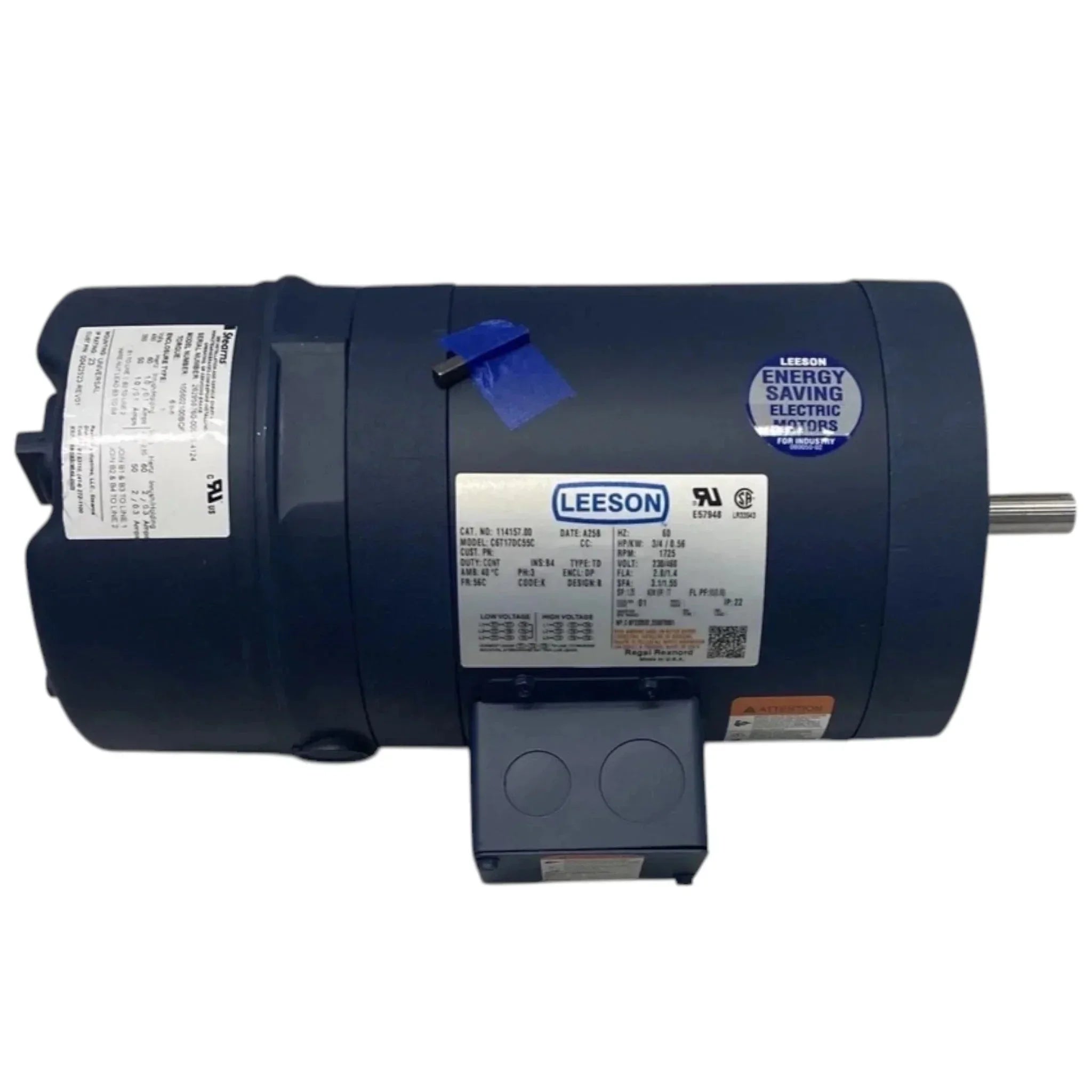 114157.00 Leeson Brake Motor 230/460V