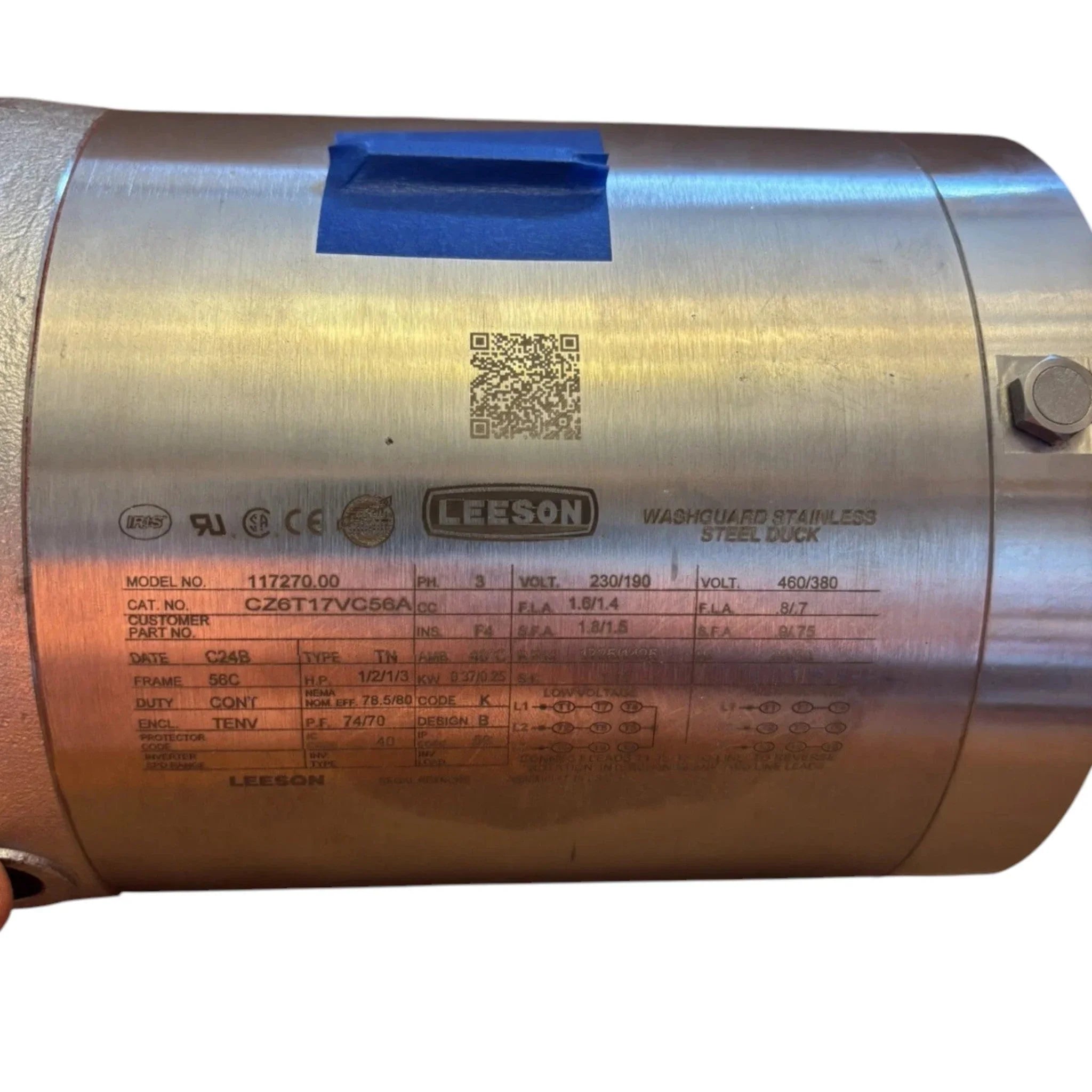 117270.00 Leeson Electric Motor