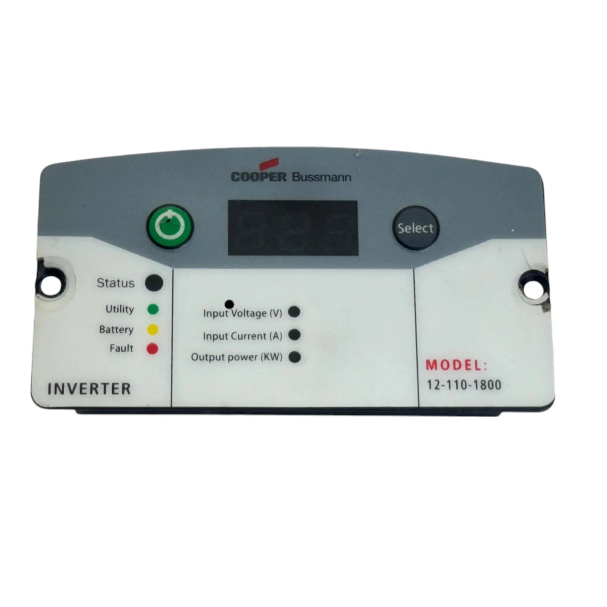 12-110-1800 Cooper Bussmann Sleeper Inverter Control Panel