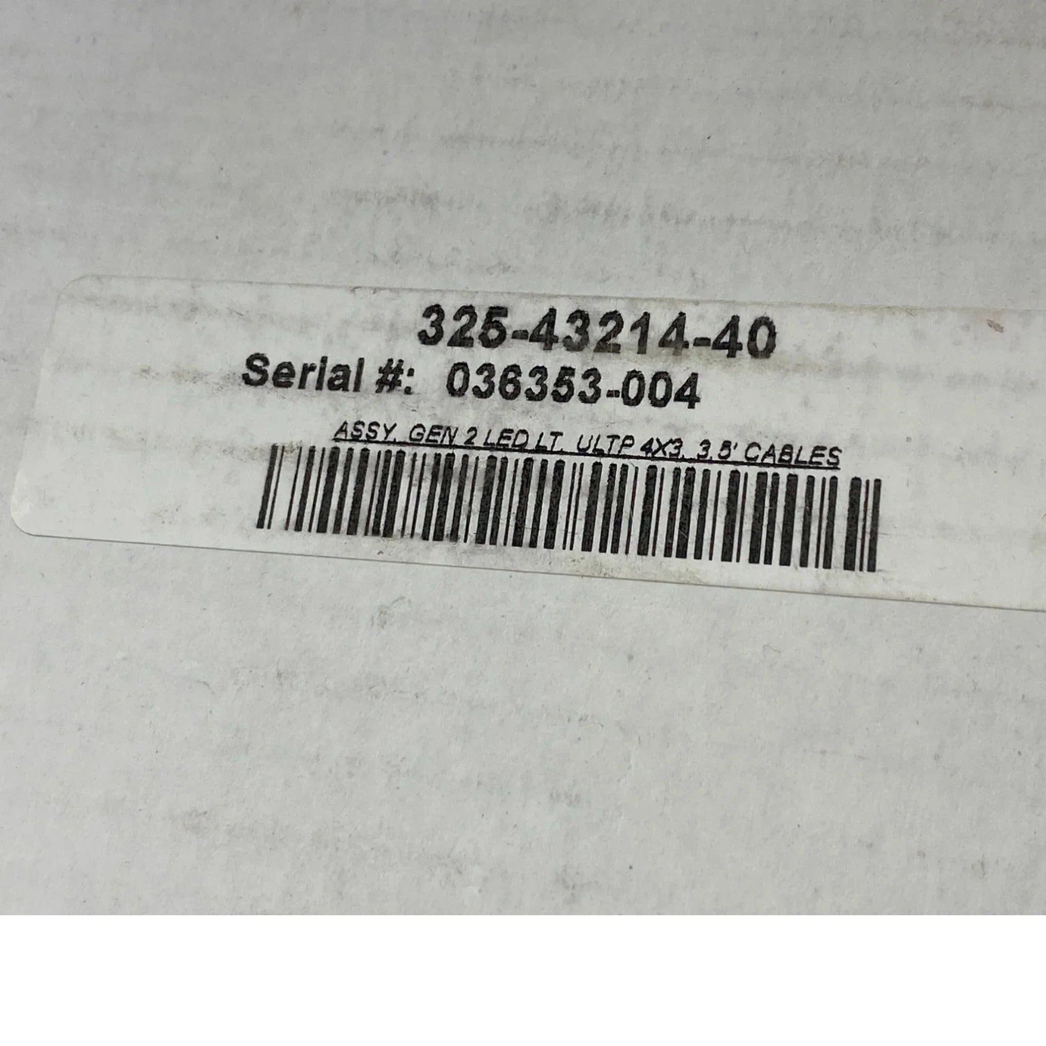153-43251-00 Genuine Sencon Led Light Sensor Gen 2 Assembly