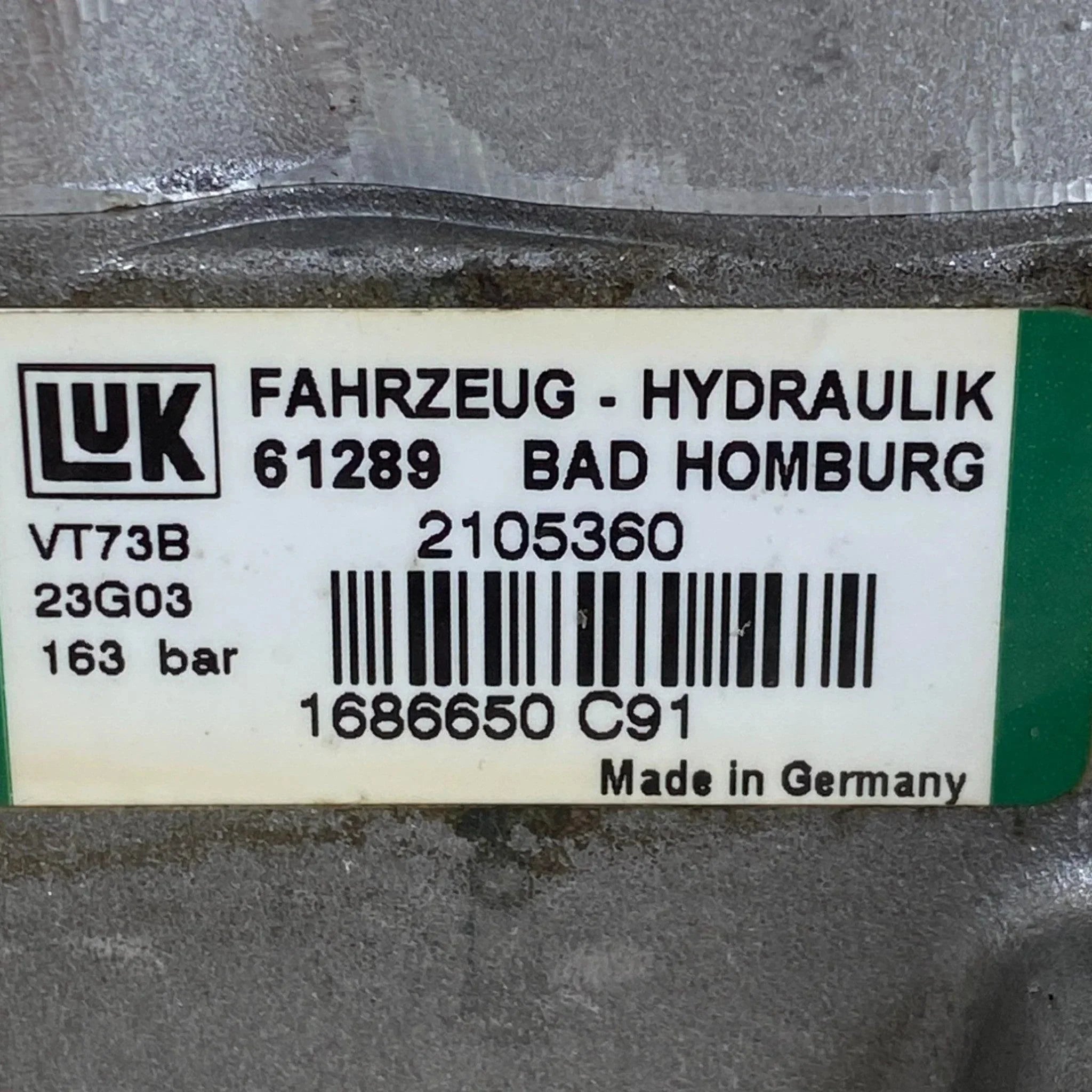 1686650C91 Genuine Luk Power Steering Pump