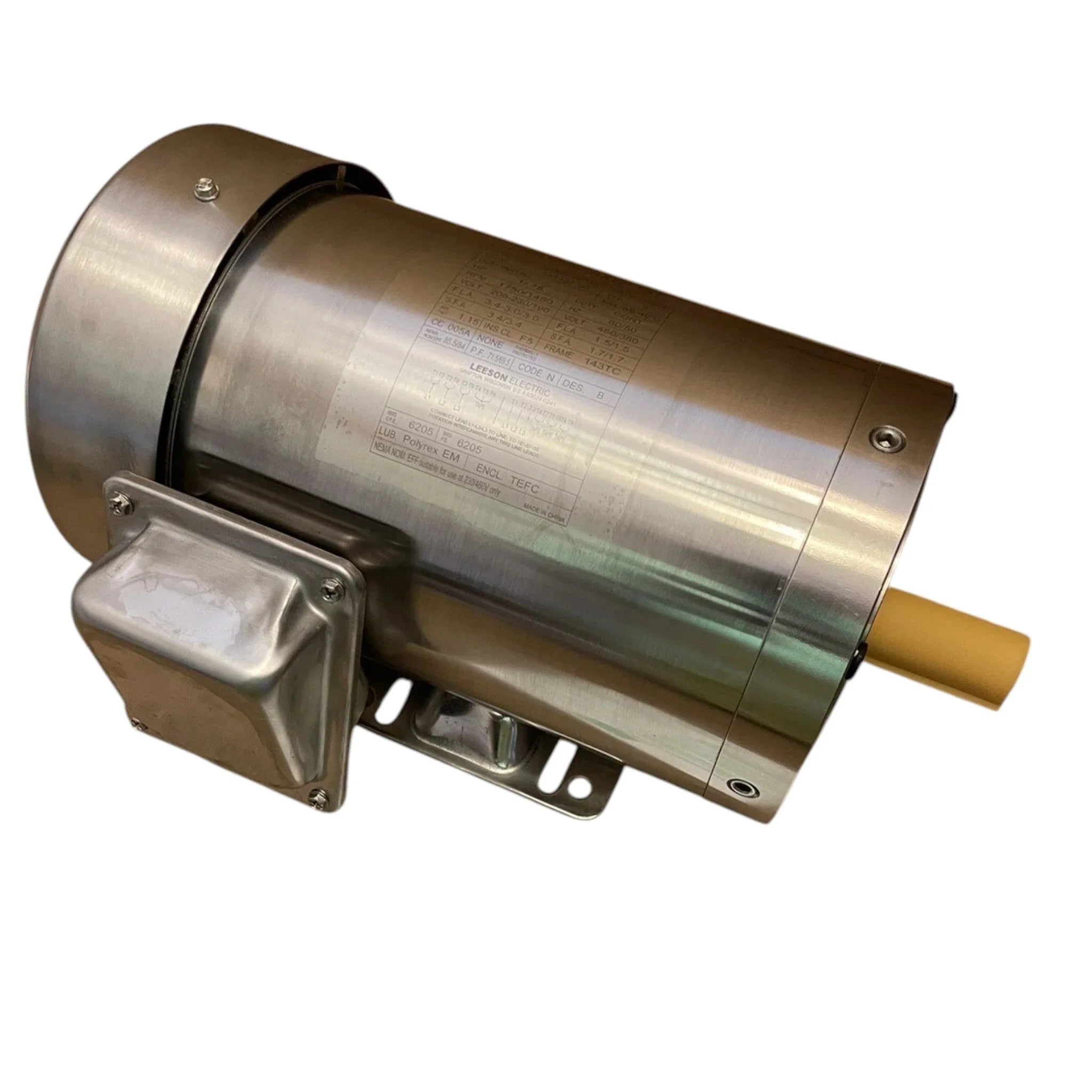 191487.00 Genuine Leeson Washdown 3 Phase Motor
