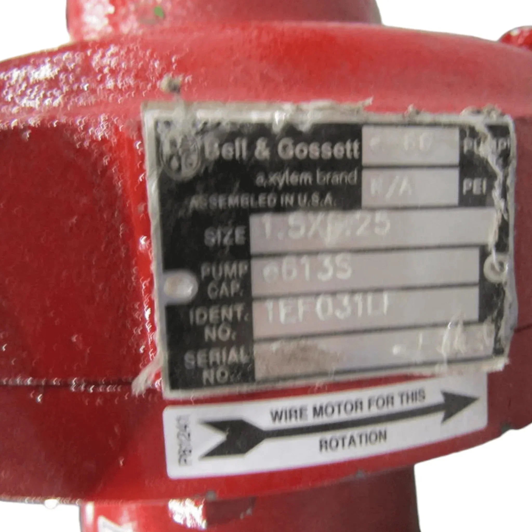 1EF031LF Bell & Gossett Hydronic Circulating Pump