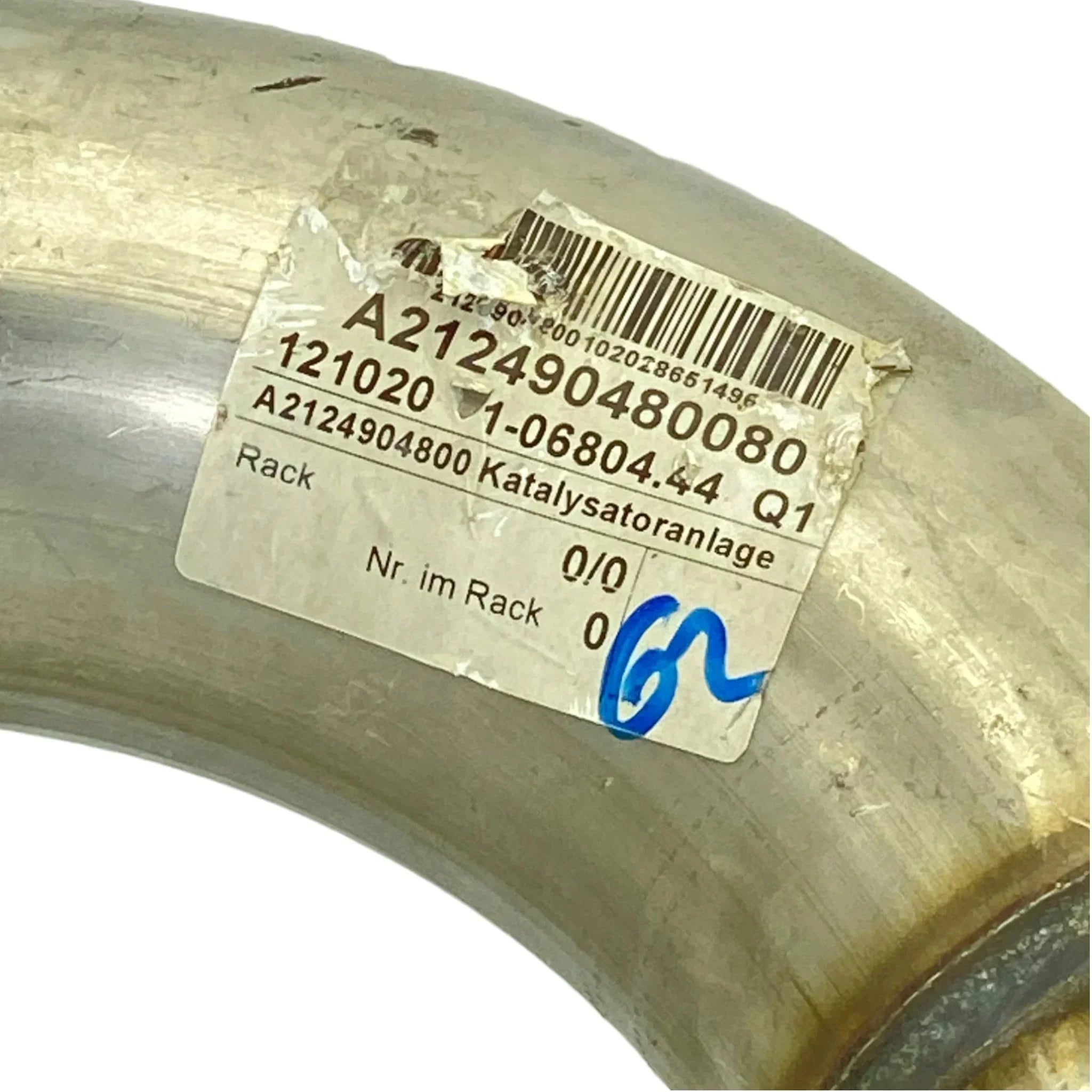 2124904800 Genuine Mercedes-Benz Front Exhaust Gas Line