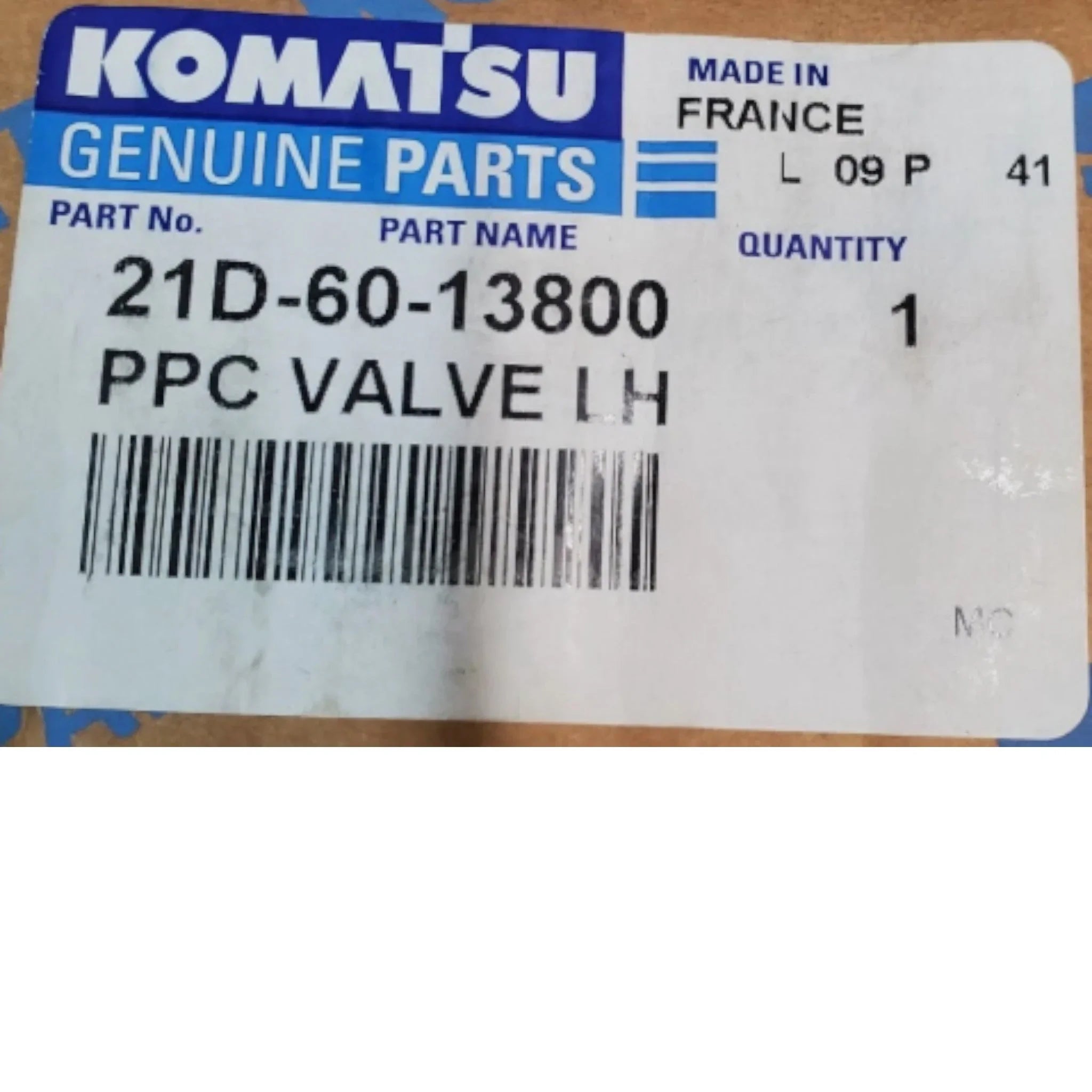 21D-60-13800 Komatsu Lh Ppc Valve
