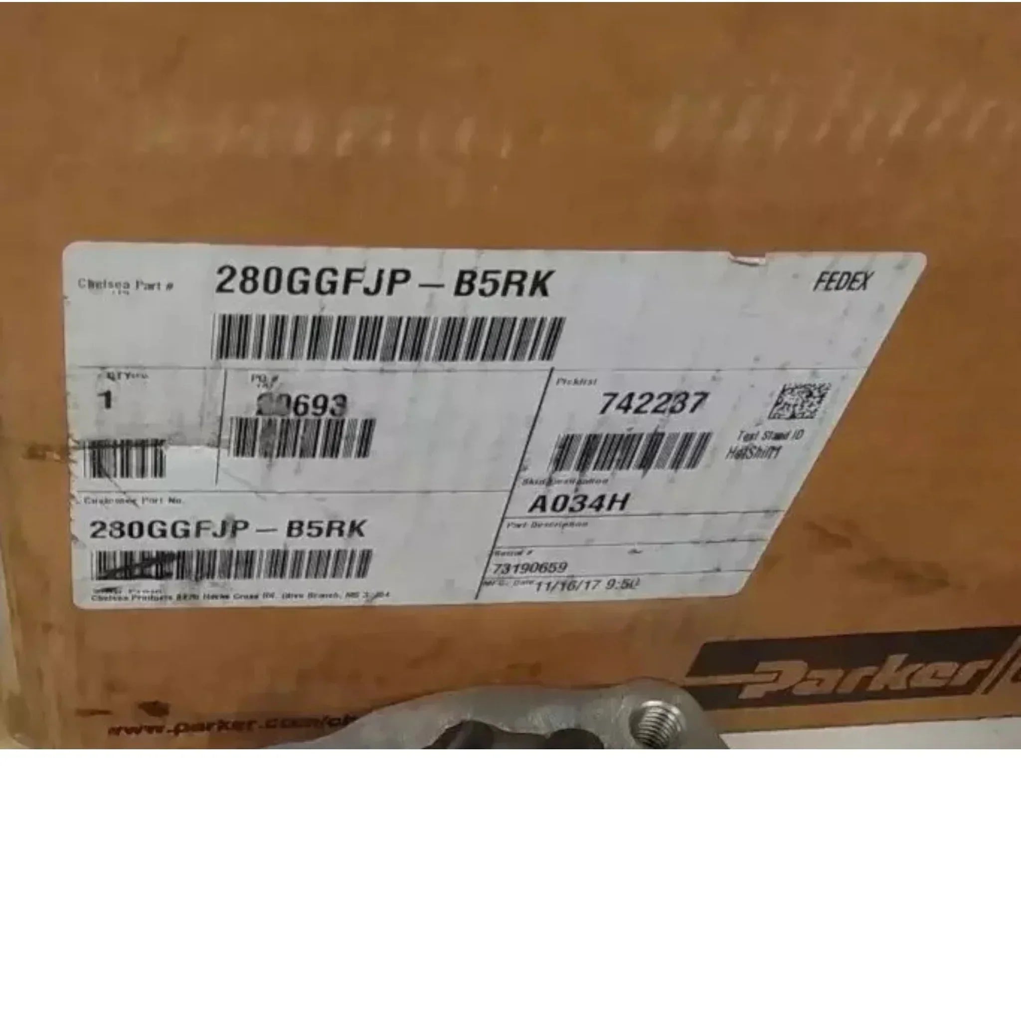 280GGFJP-B5RK Genuine Parker PTO Power Take Off 280 Series