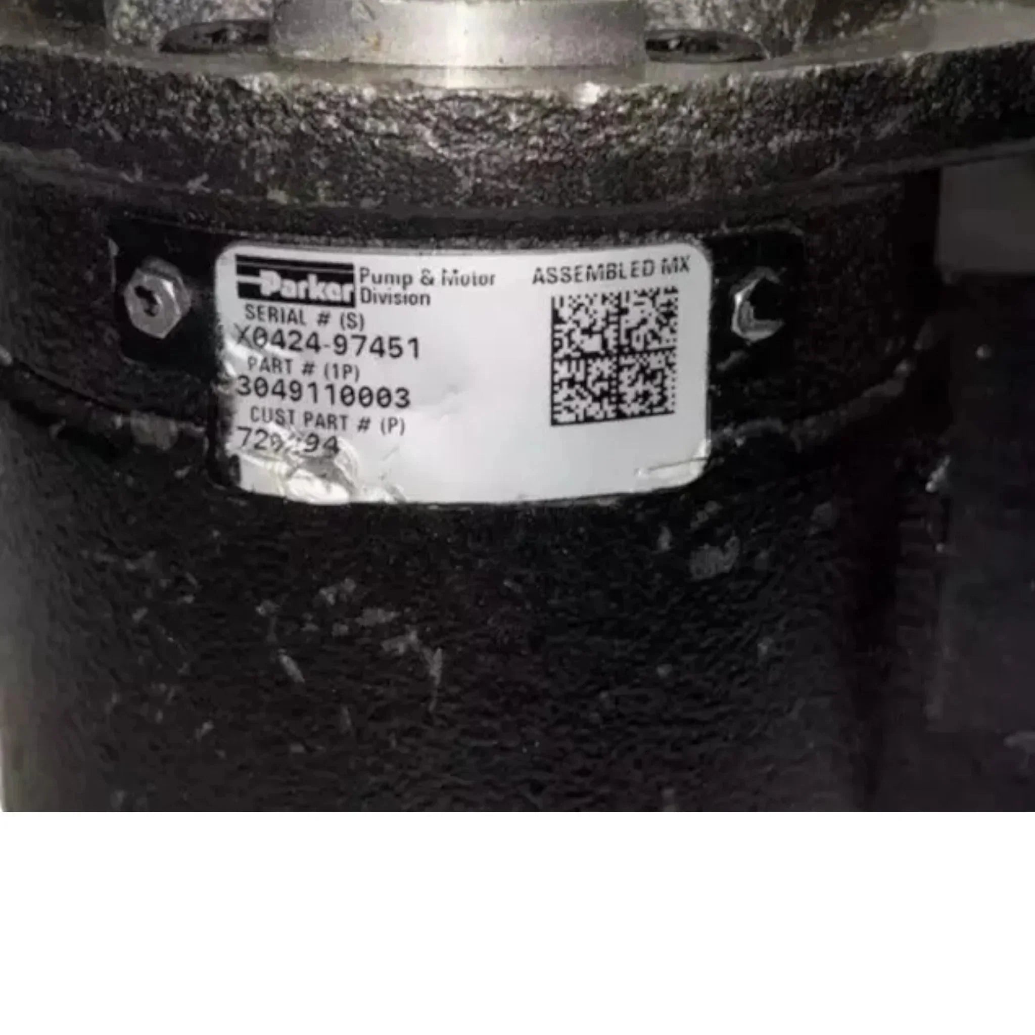 3049110003 Genuine Parker Hydraulic Pump