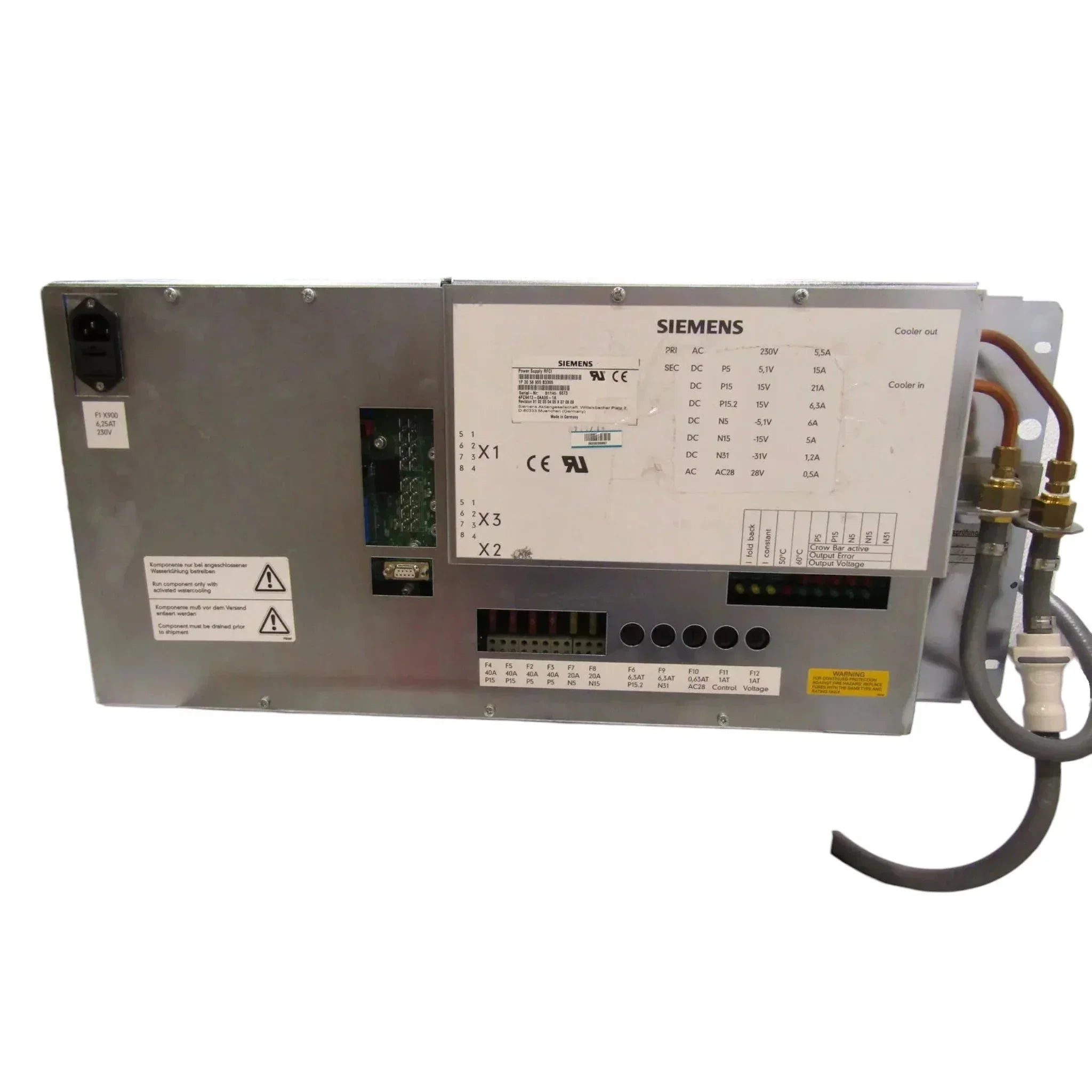 3058955 Genuine Siemens RFCI Power Supply 230V