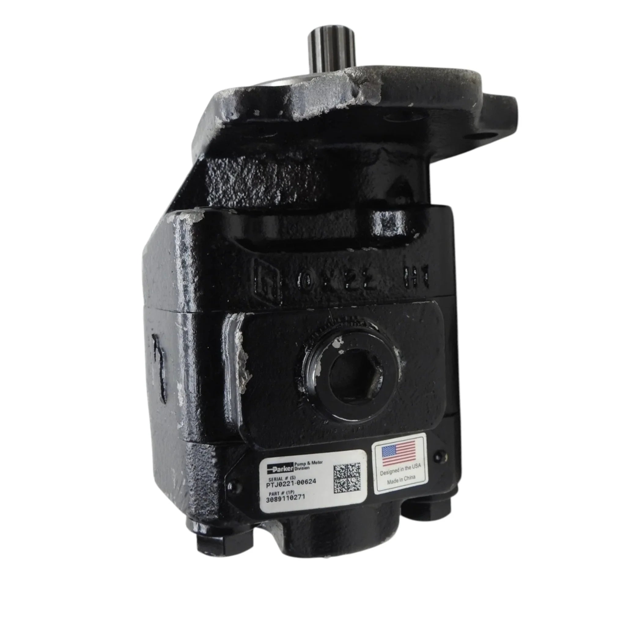 1132810 Genuine Parker P20 Gear Pump Bi-Rot Sae B 7/8"-13T Spline