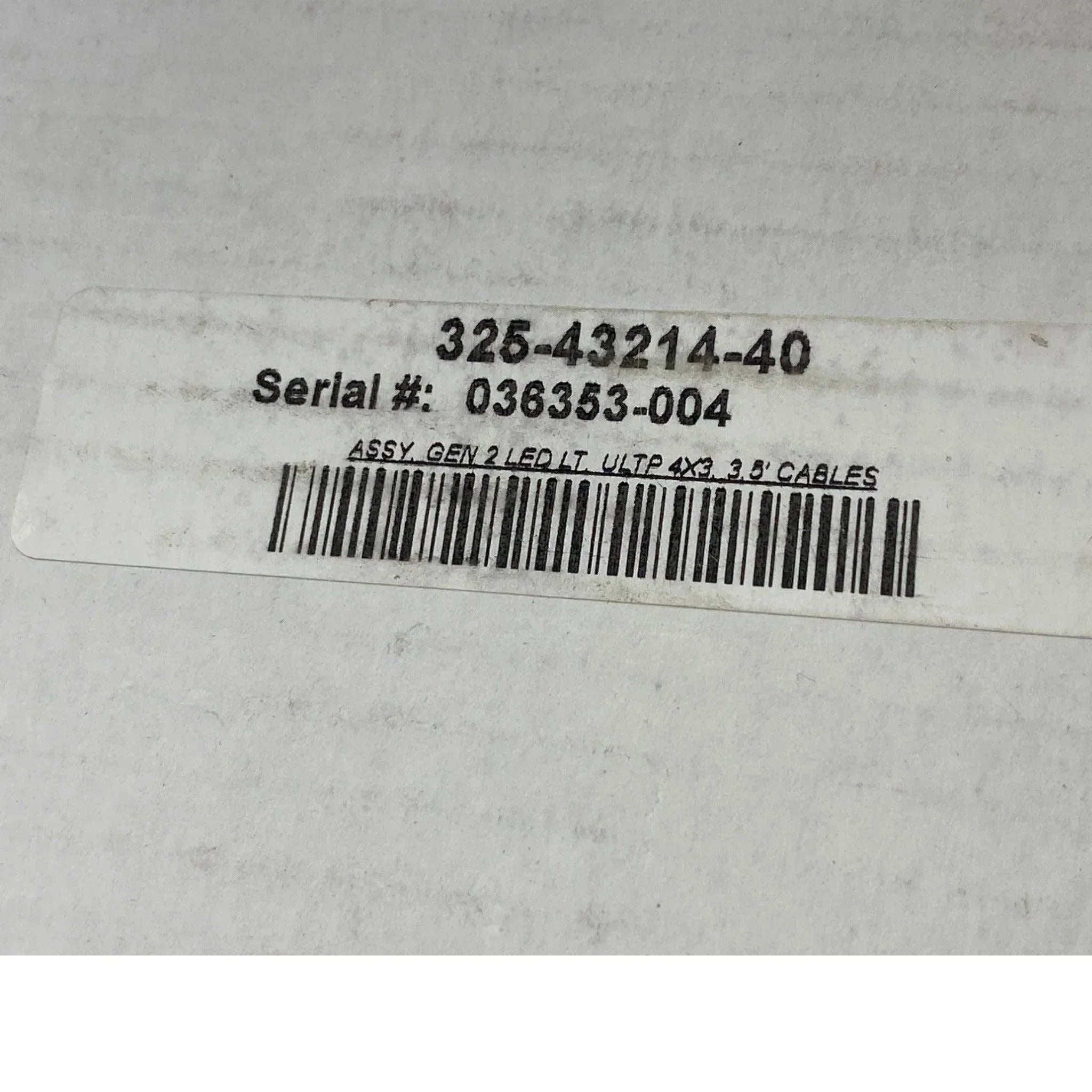 325-43214-40 Genuine Sencon Led Light Sensor Gen 2 Assembly
