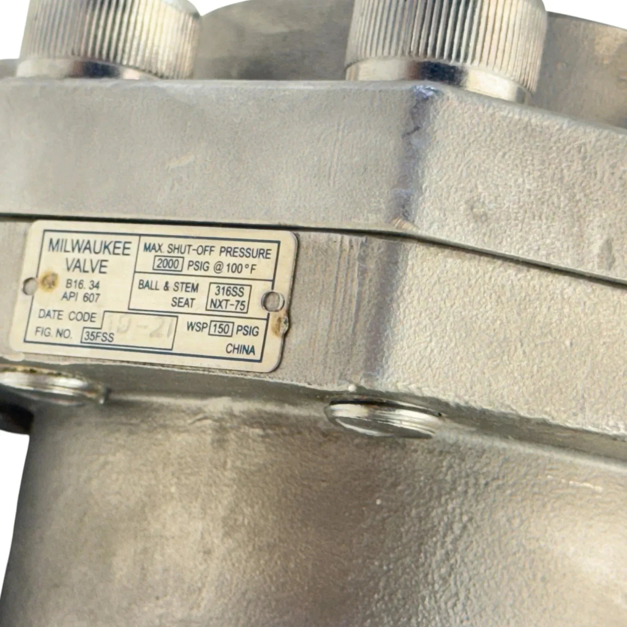 35FSSN0LL-200 Genuine Milwaukee Manual 2 Way Valve