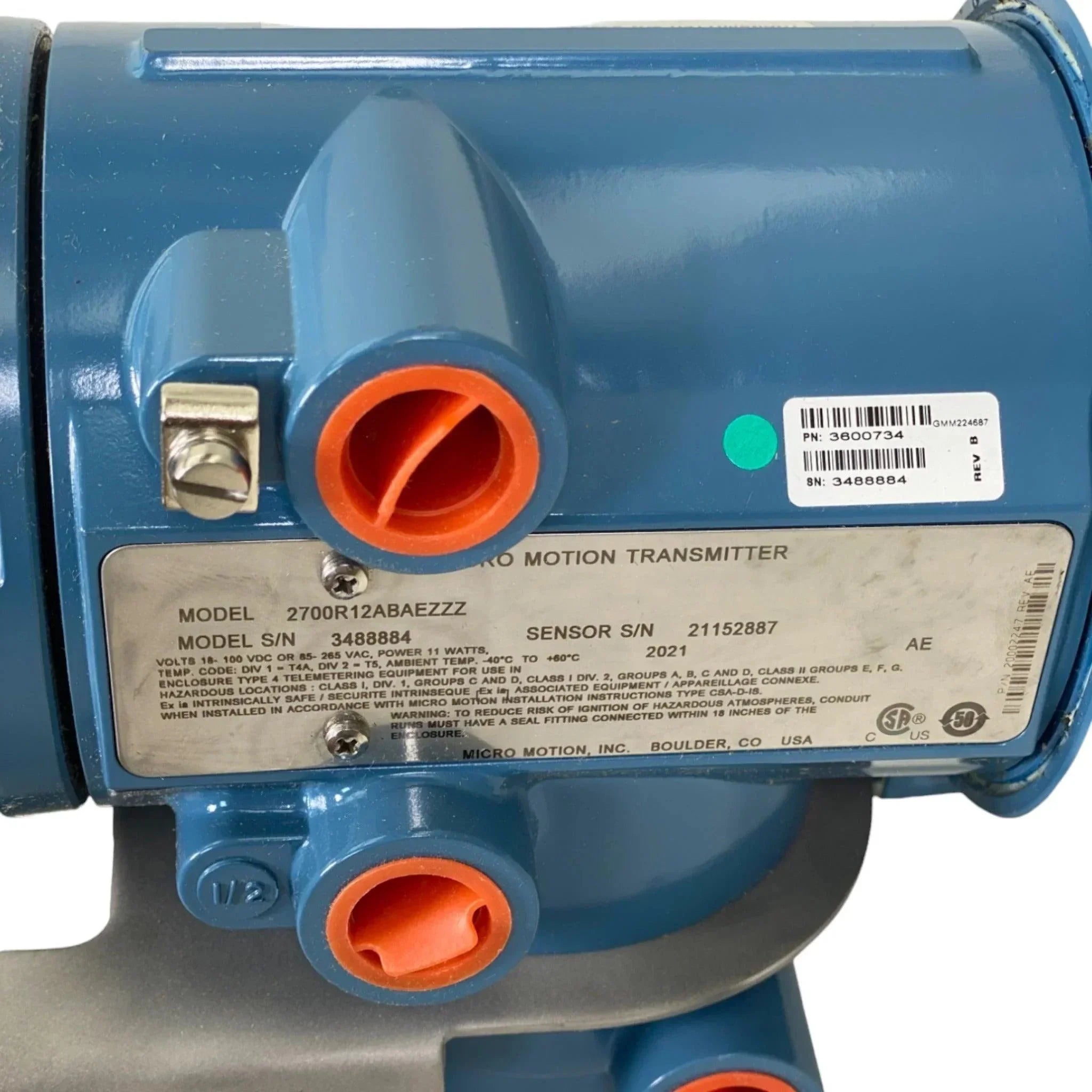 3600734 Micro Motion Flow Transmitter