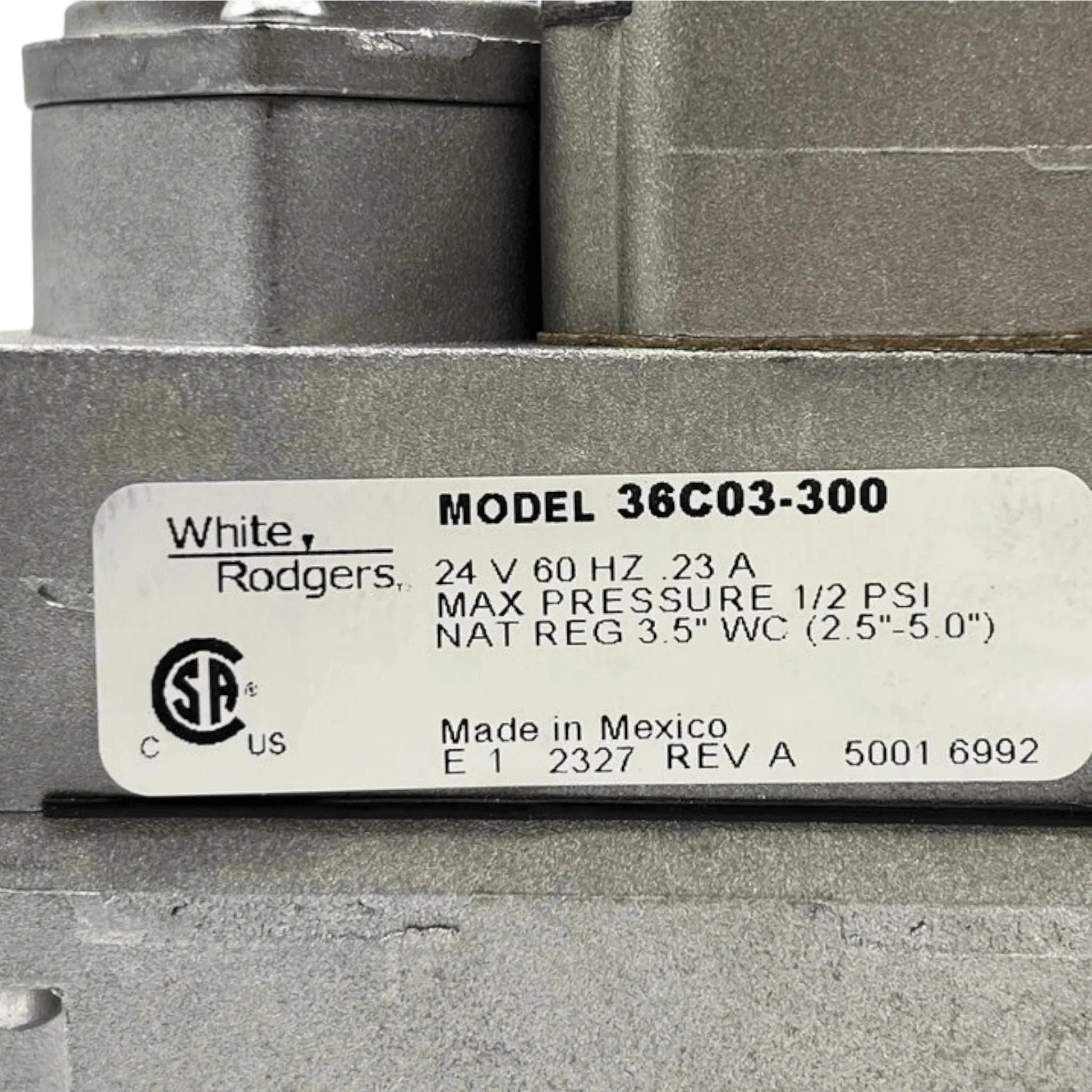 36C03-300 White-Rodgers Combination Gas Control Valve