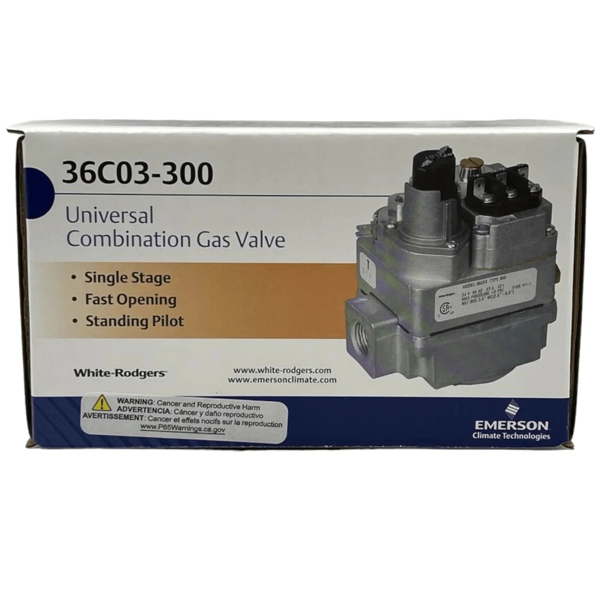 36C03-300 White-Rodgers Combination Gas Control Valve