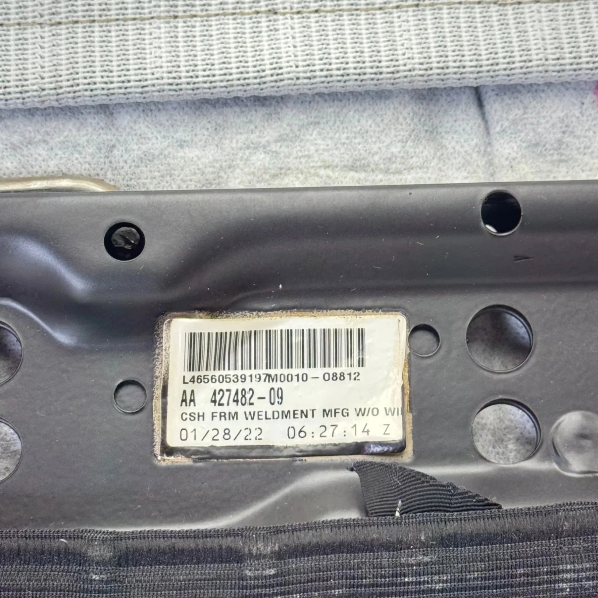 427482-09 Genuine NTS Front Seat Cushion