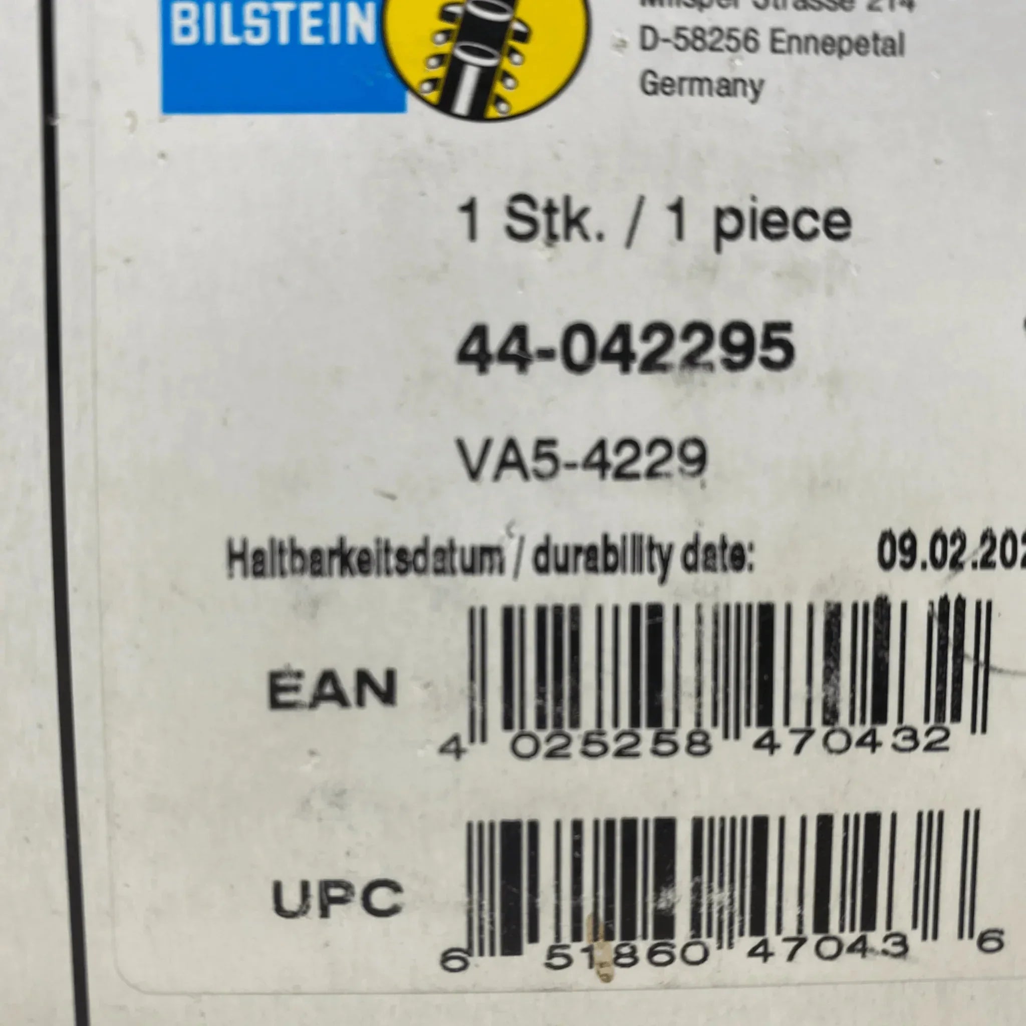 44-042295 Genuine Bilstein Air Suspension Strut For Mercedes-Benz S Class