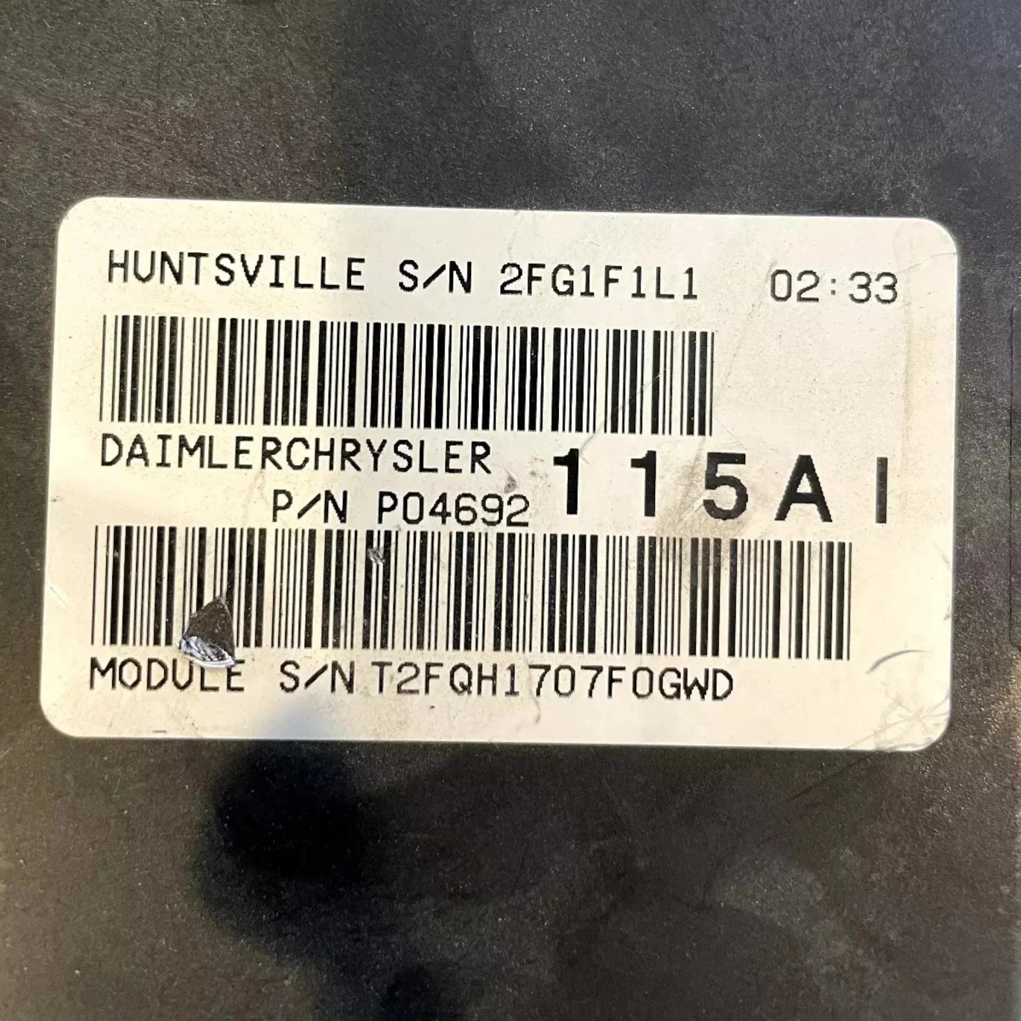 4692115AL Genuine Mopar Totally Integrated Power Module Fuze Box