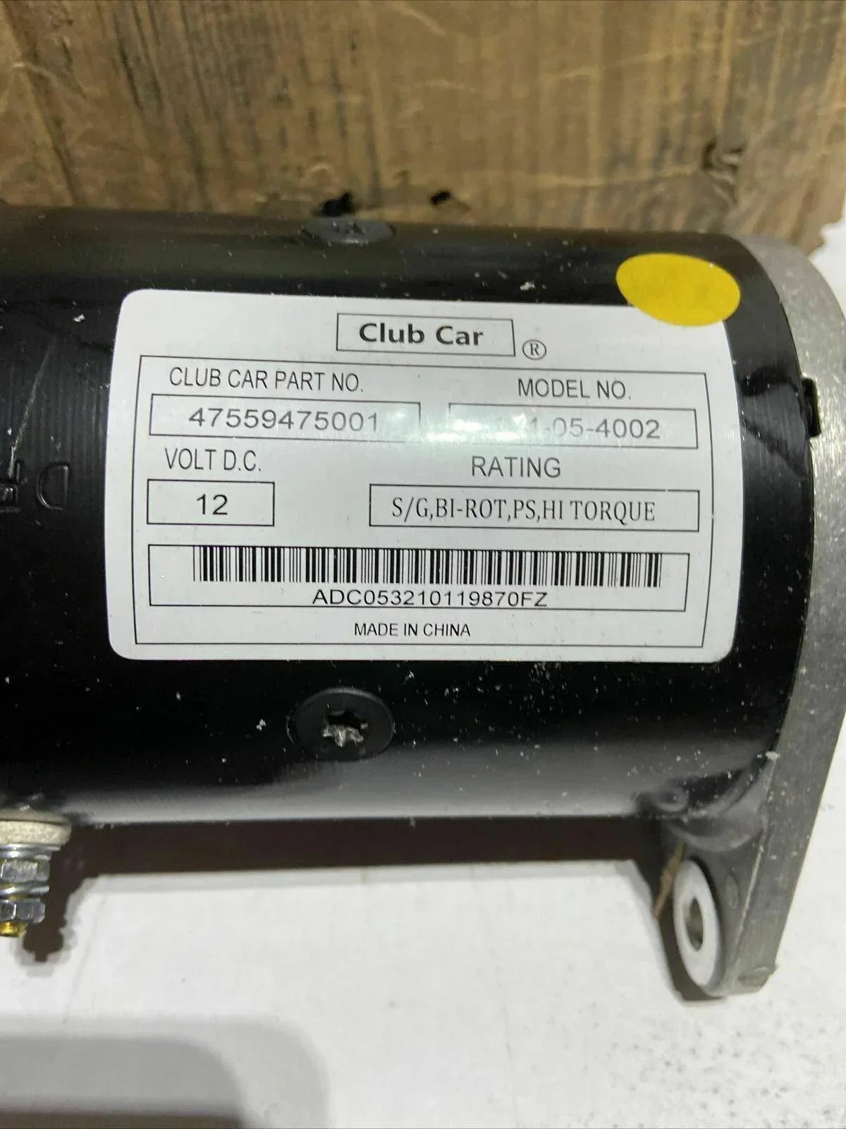 47559475001 Genuine Club Car Starter Generator Subaru & Kohler