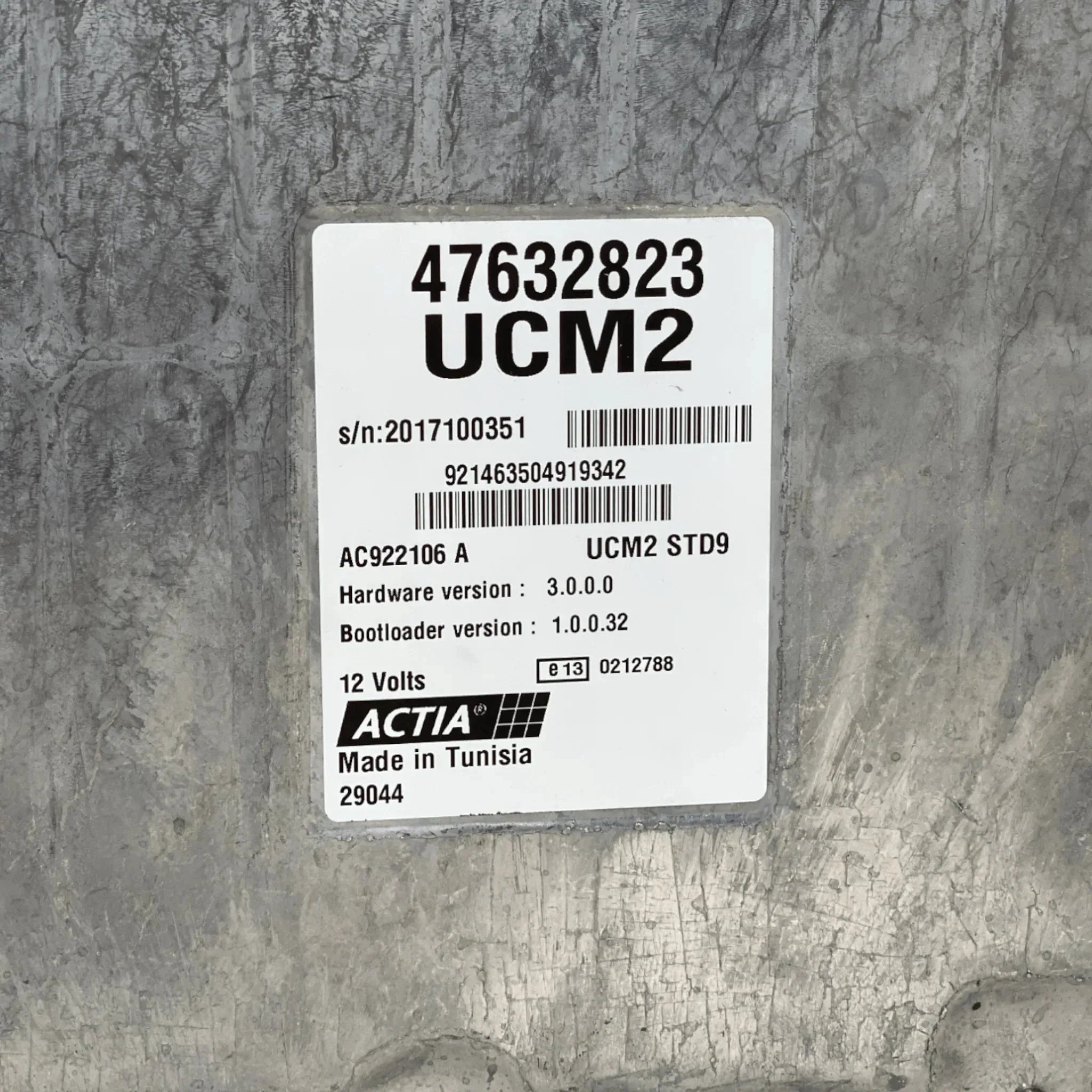 47632823 Genuine CNH Industrial ECU Electronic Controller UCM2 12V