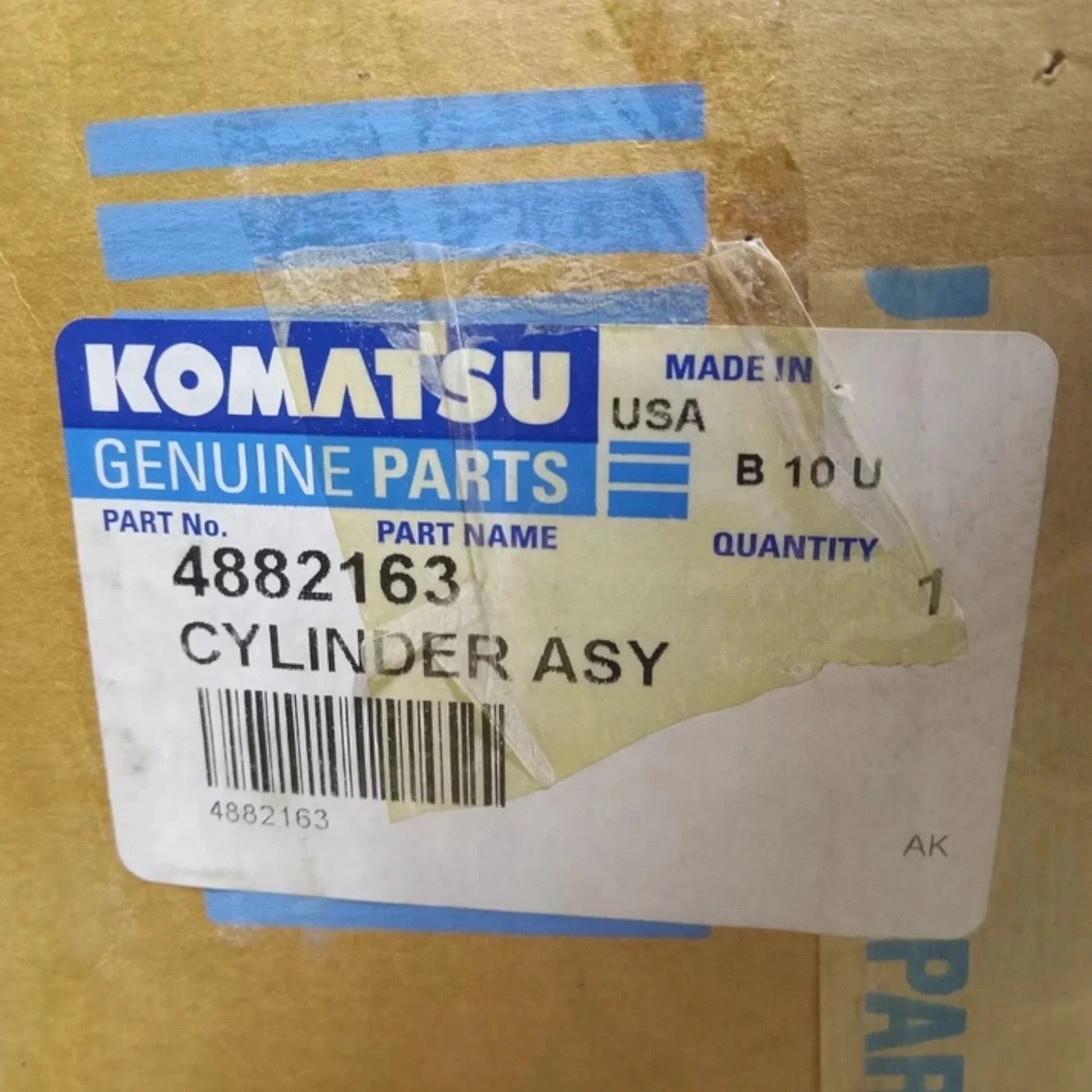 4882163 Genuine Komatsu Brake Hydraulic
