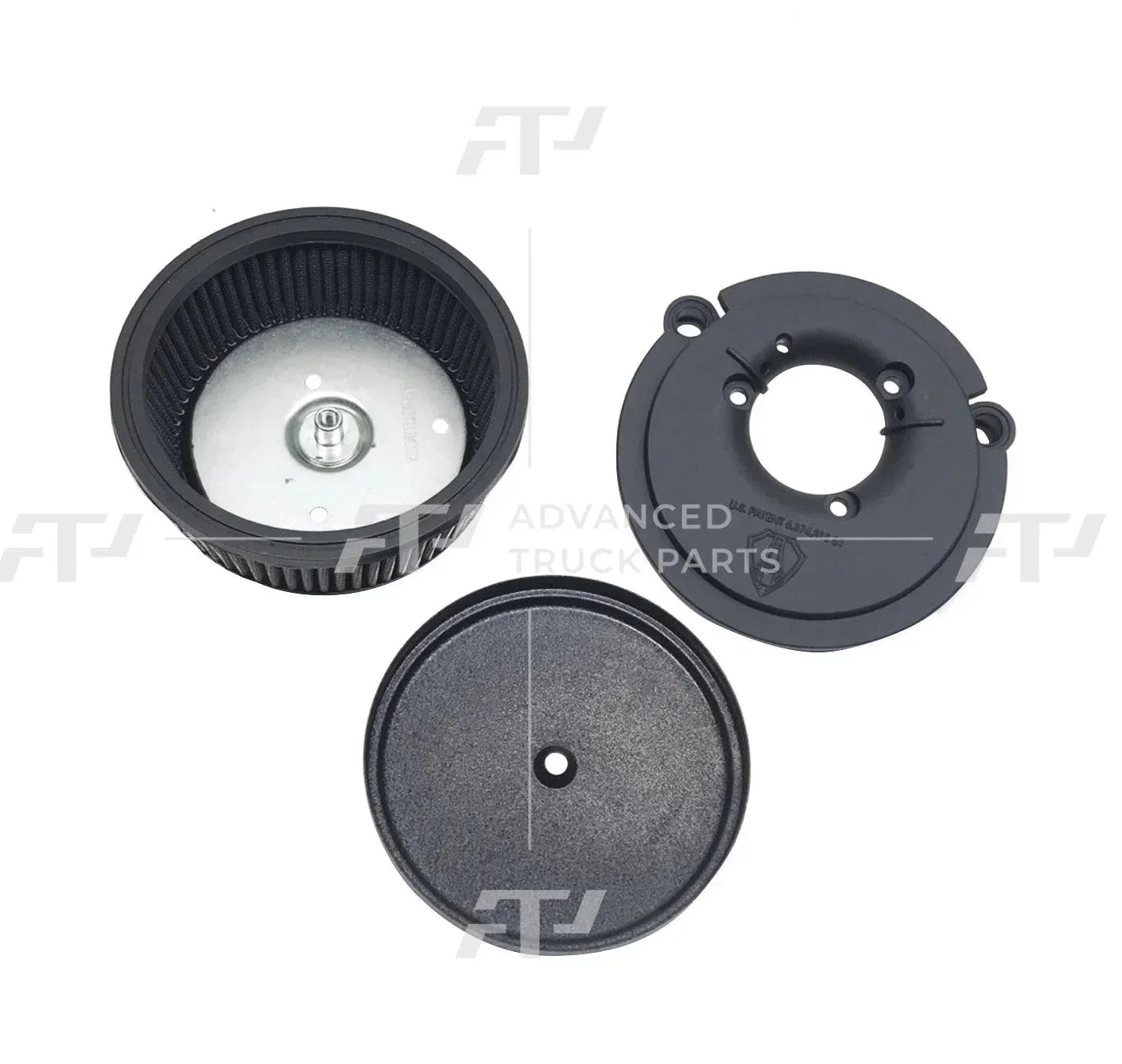 50-339 Arlen Ness Black Air Filter Kit For 96-19 Harley Davidson Xk100C