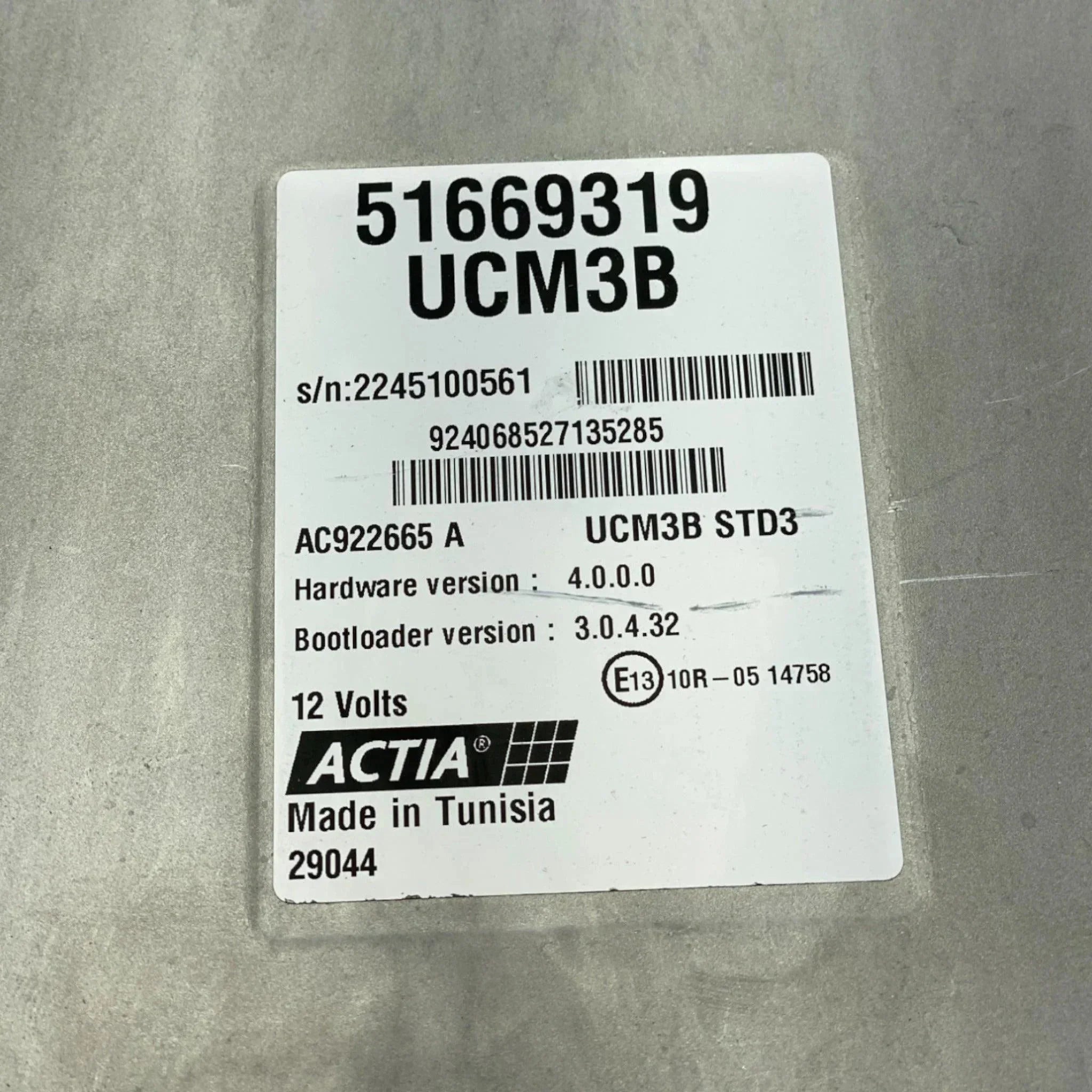 51669319 Genuine Actia Electronic Control Unit For New Holland Case