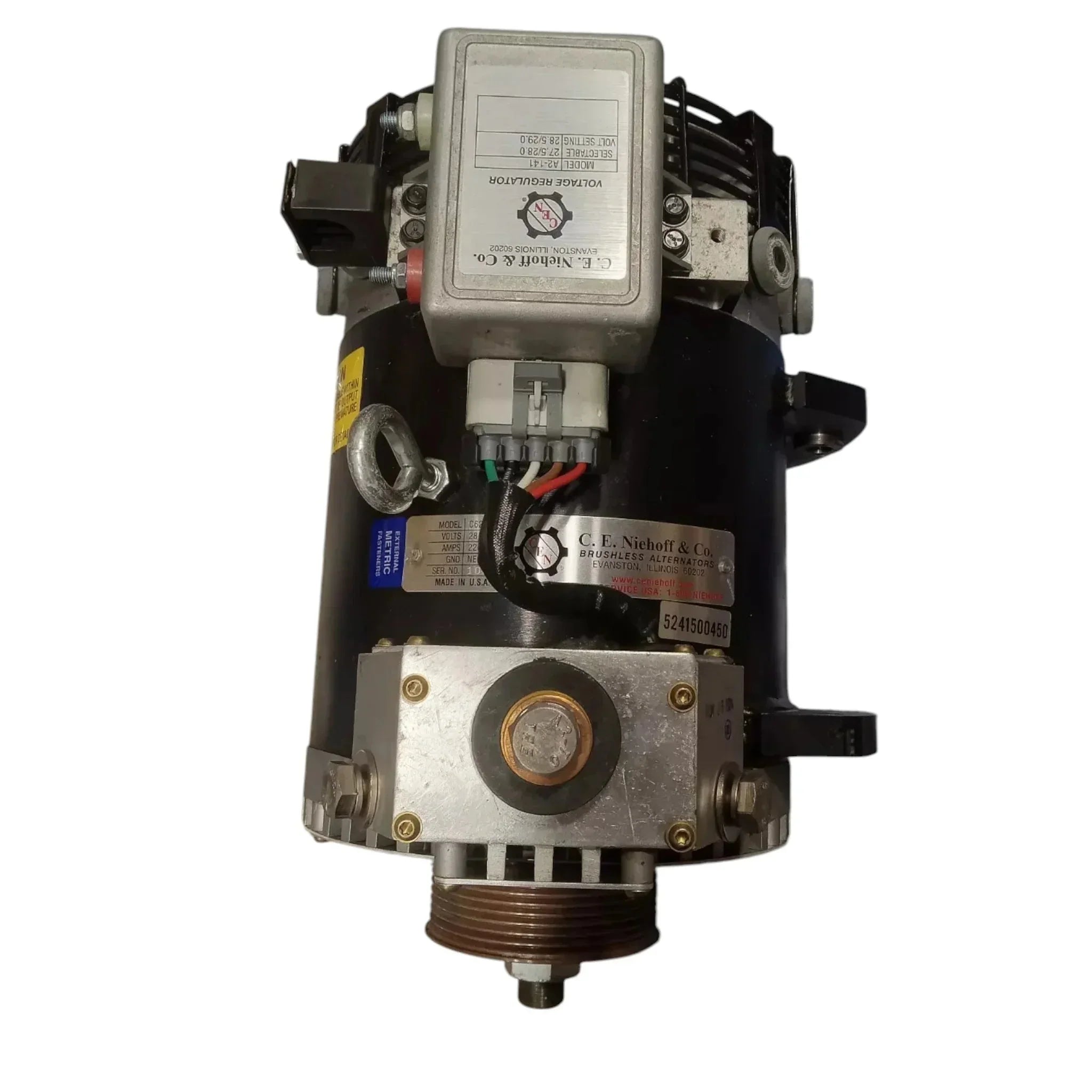 5241500450 Genuine C. E. Niehoff Alternator 28V 220A