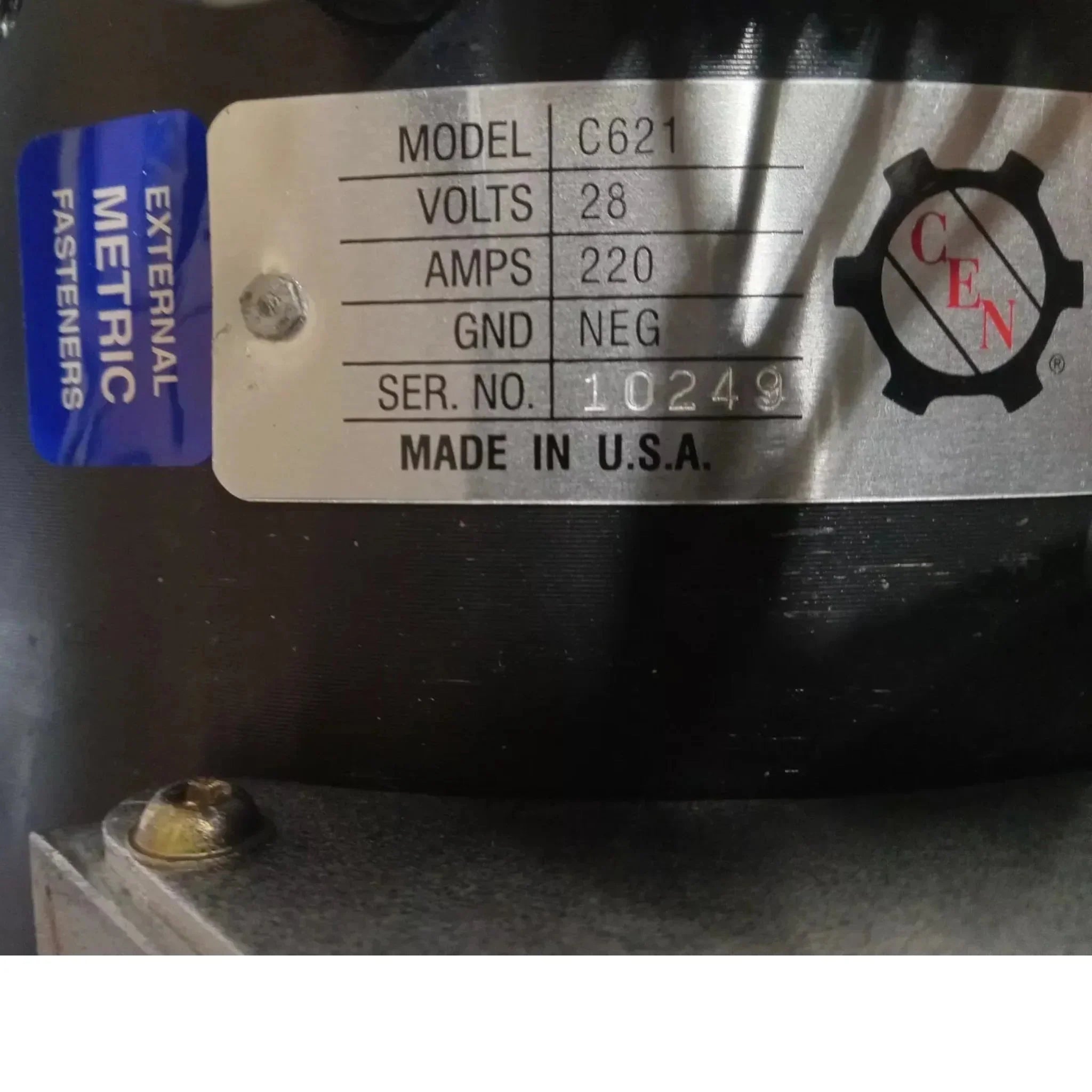 5241500450 Genuine C. E. Niehoff Alternator 28V 220A