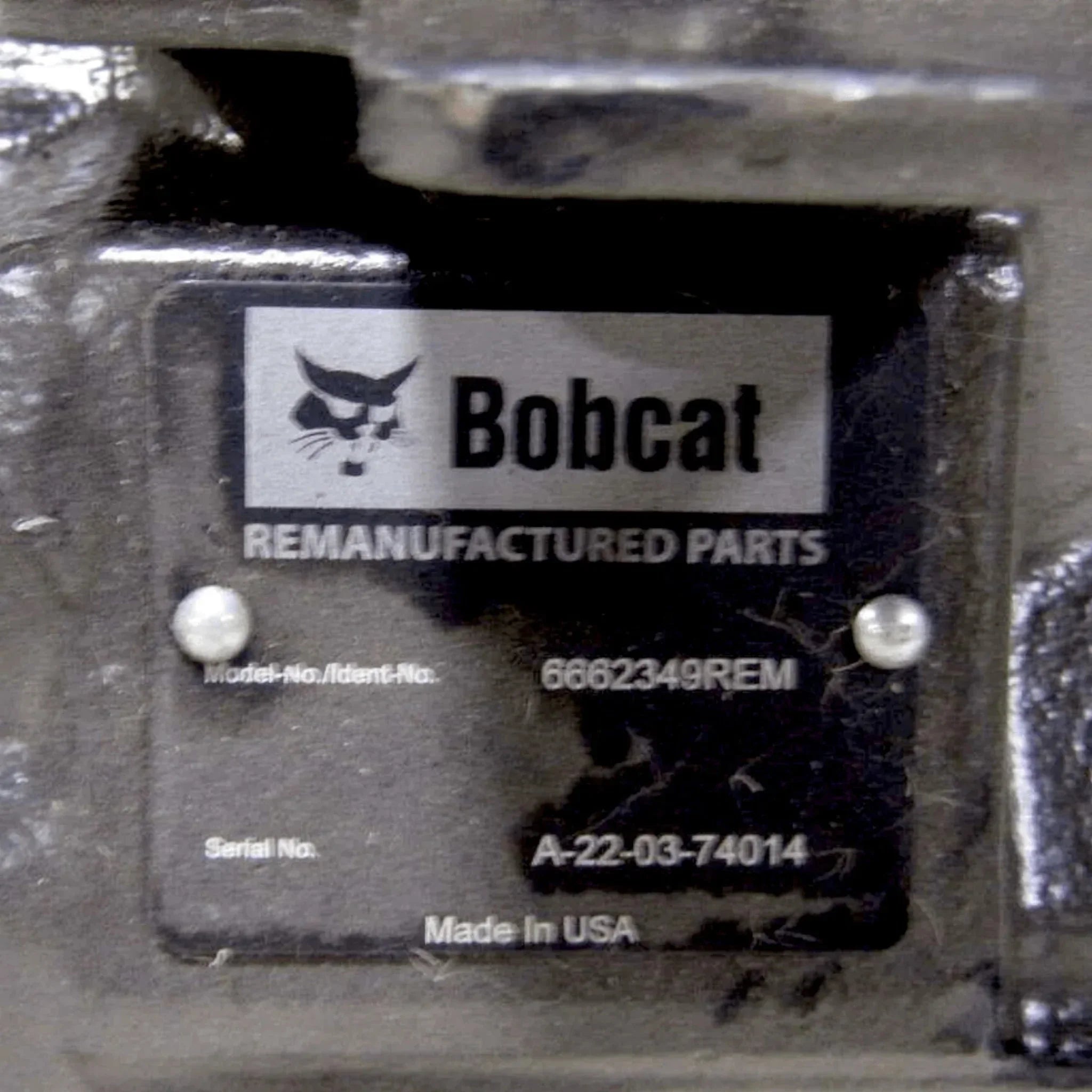 6662349Rem Genuine Bobcat Tandem Drive Hydraulic Pump