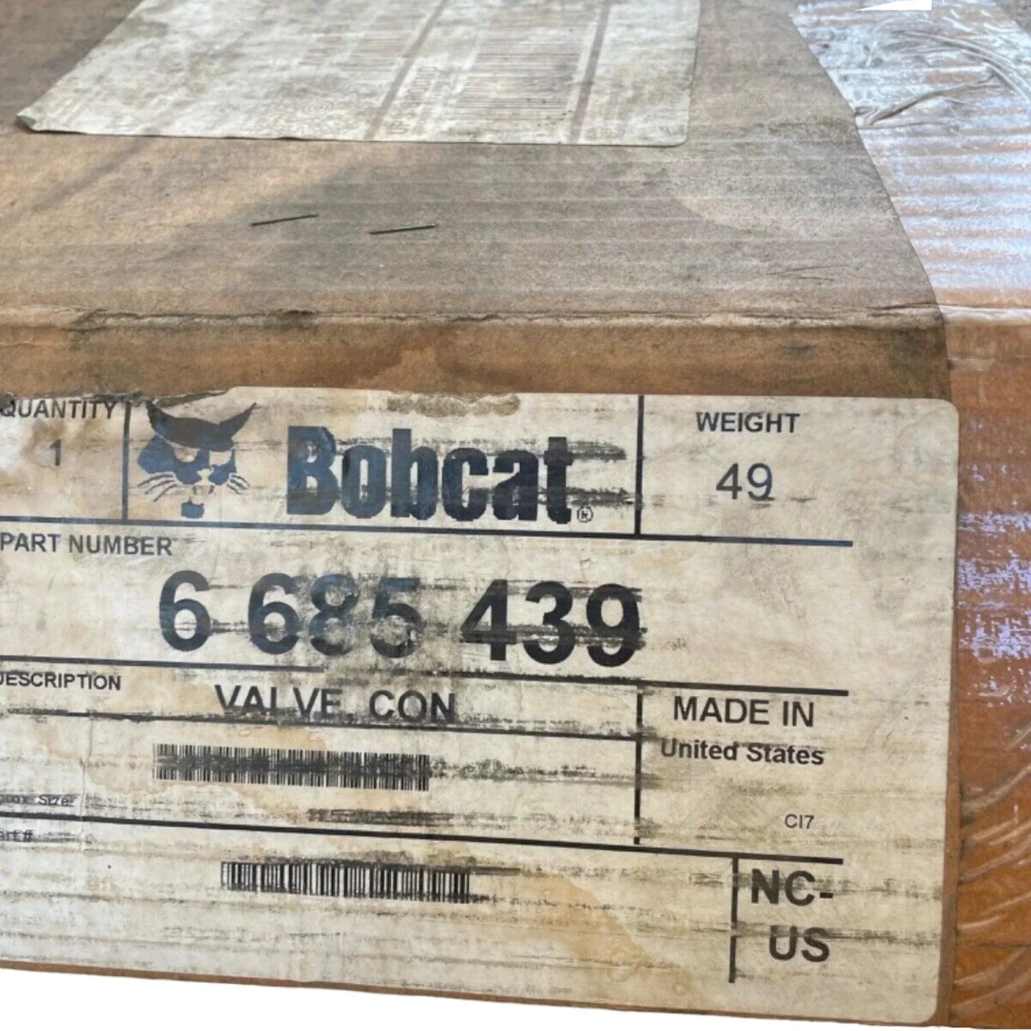 6 685 439 Genuine Bobcat Control Valve