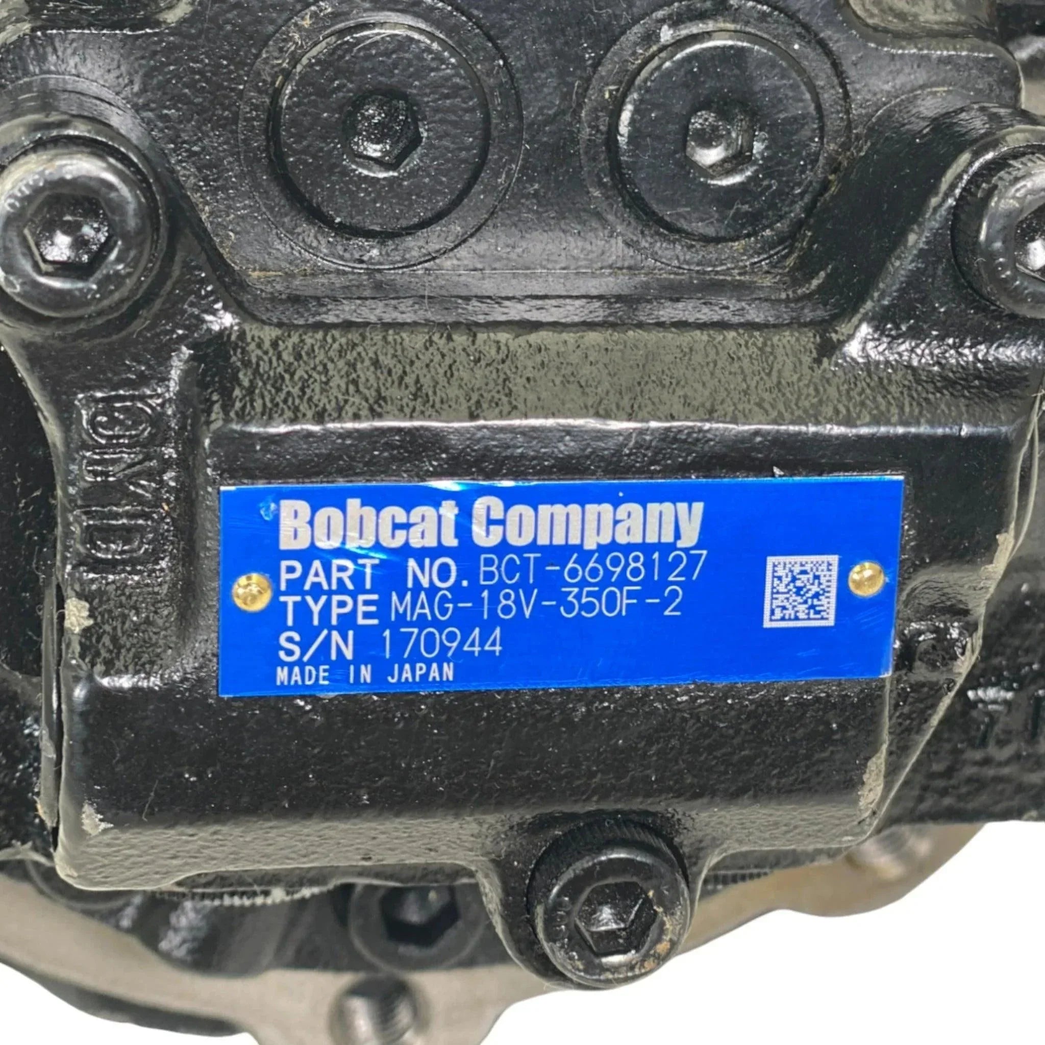 MAG18V350F2 Genuine Bobcat Hydraulic Travel Motor