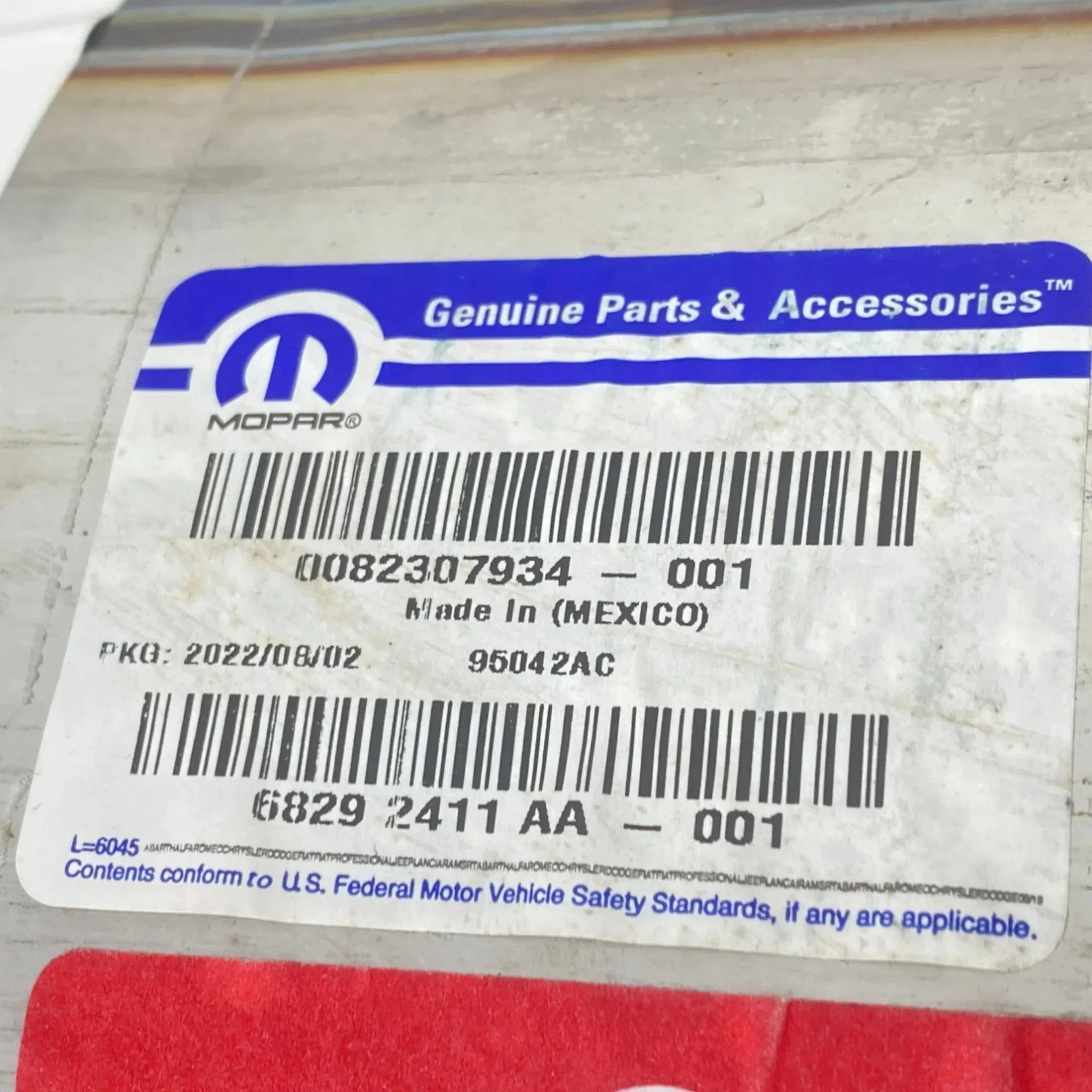 68292411AA Genuine Mopar SCR Catalytic Converter