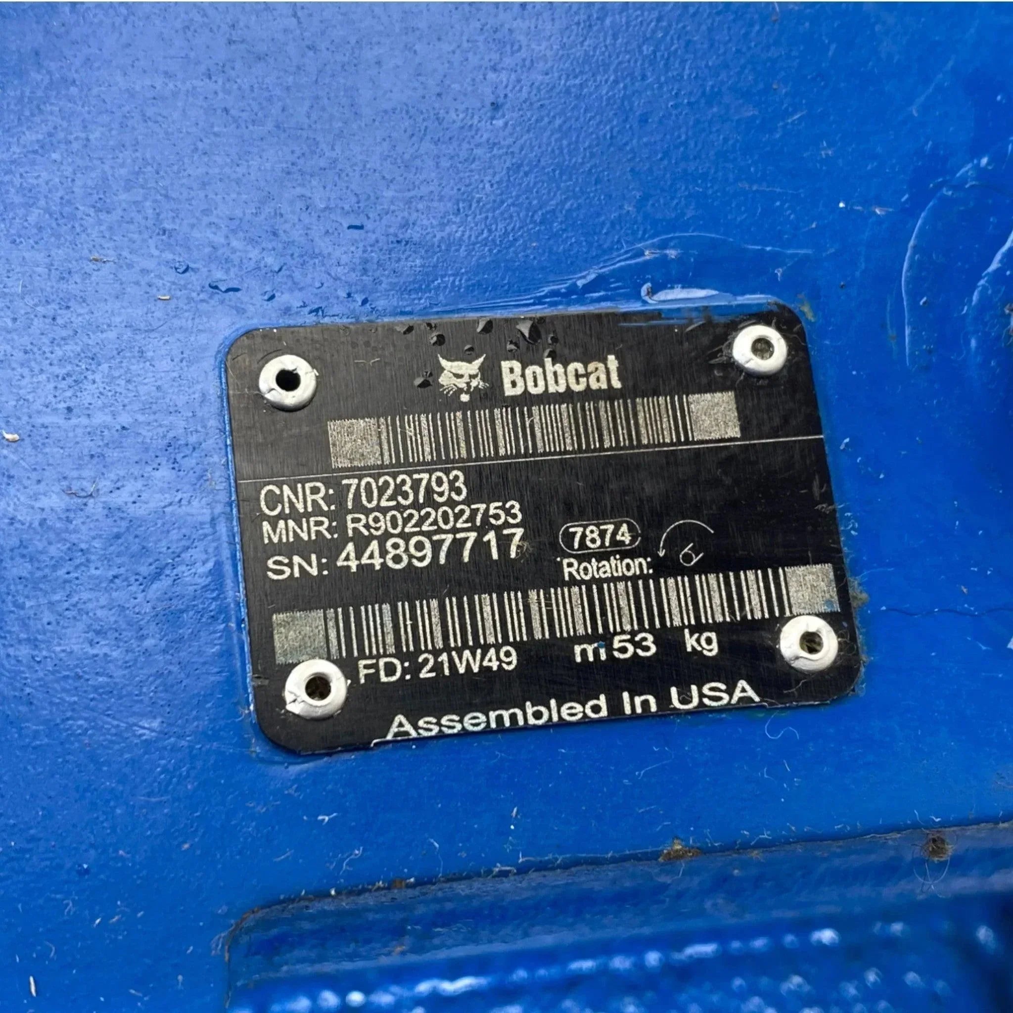 7023793 OEM Bobcat Tandem Hydraulic Pump