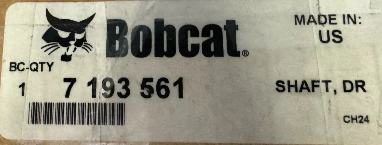 7193561 Genuine Bobcat Auger Drive Shaft