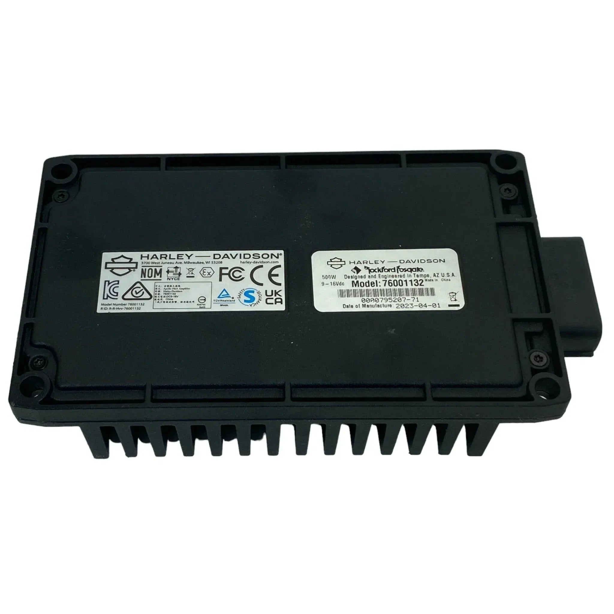 76001132 Genuine Rockford Harley Davidson Amplifier 500W