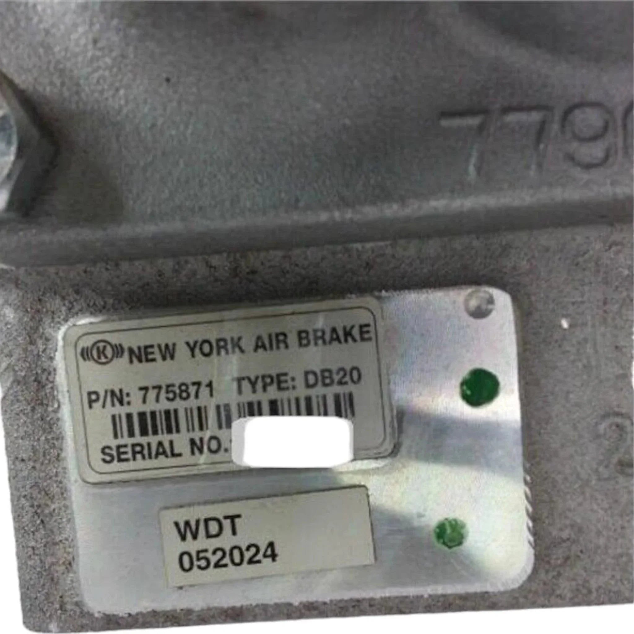 775871 Knorr New York Air Brake Valve DB20