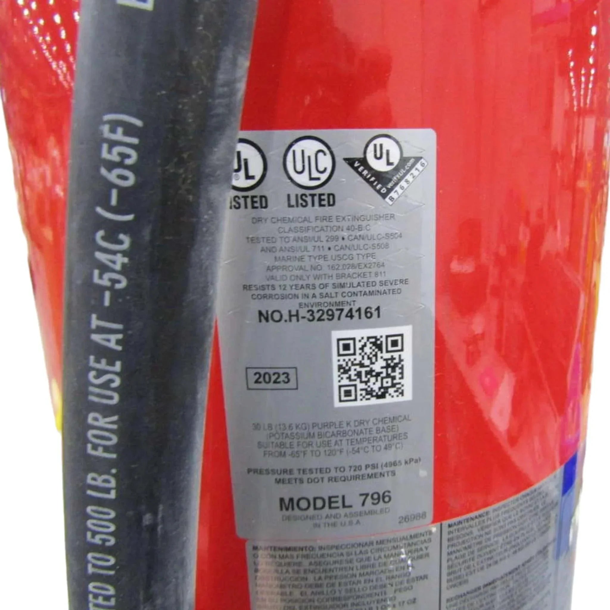 796 Amerex Dry Chemical Fire Extinguisher 30lb