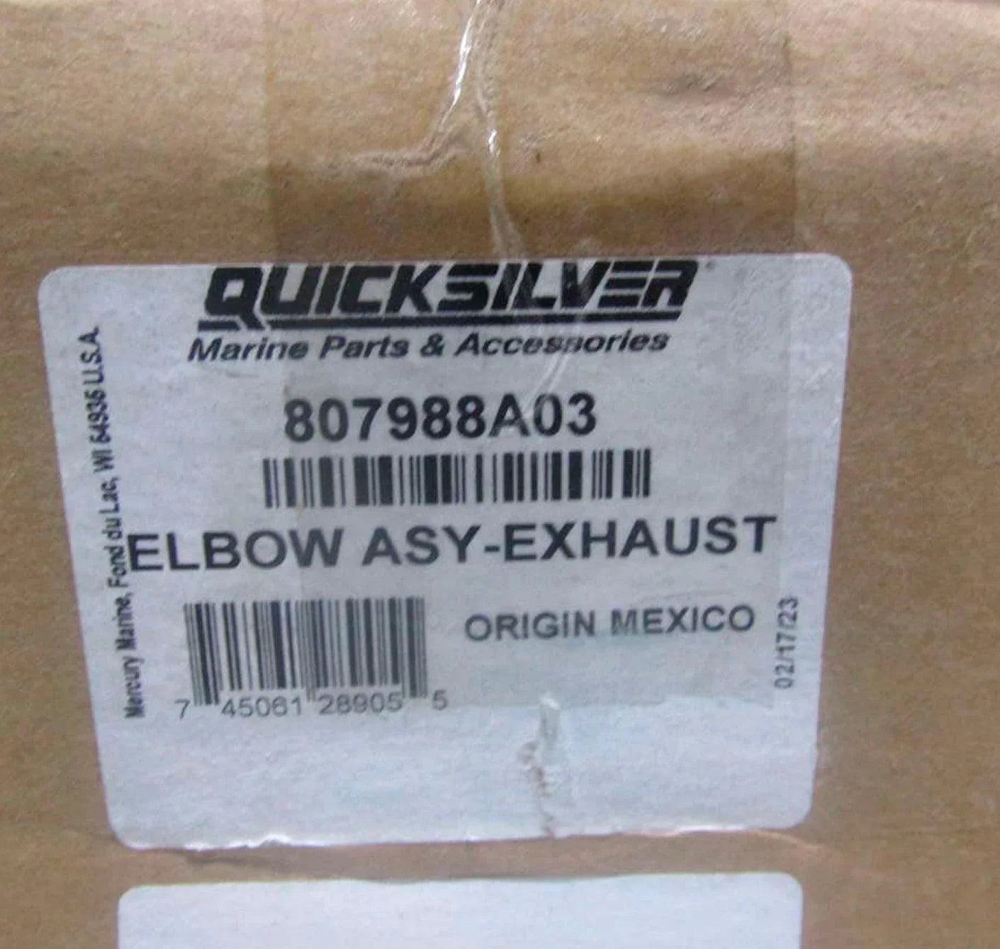 807988A03 Genuine MerCruiser Exhaust Manifold Elbow - ADVANCED TRUCK PARTS