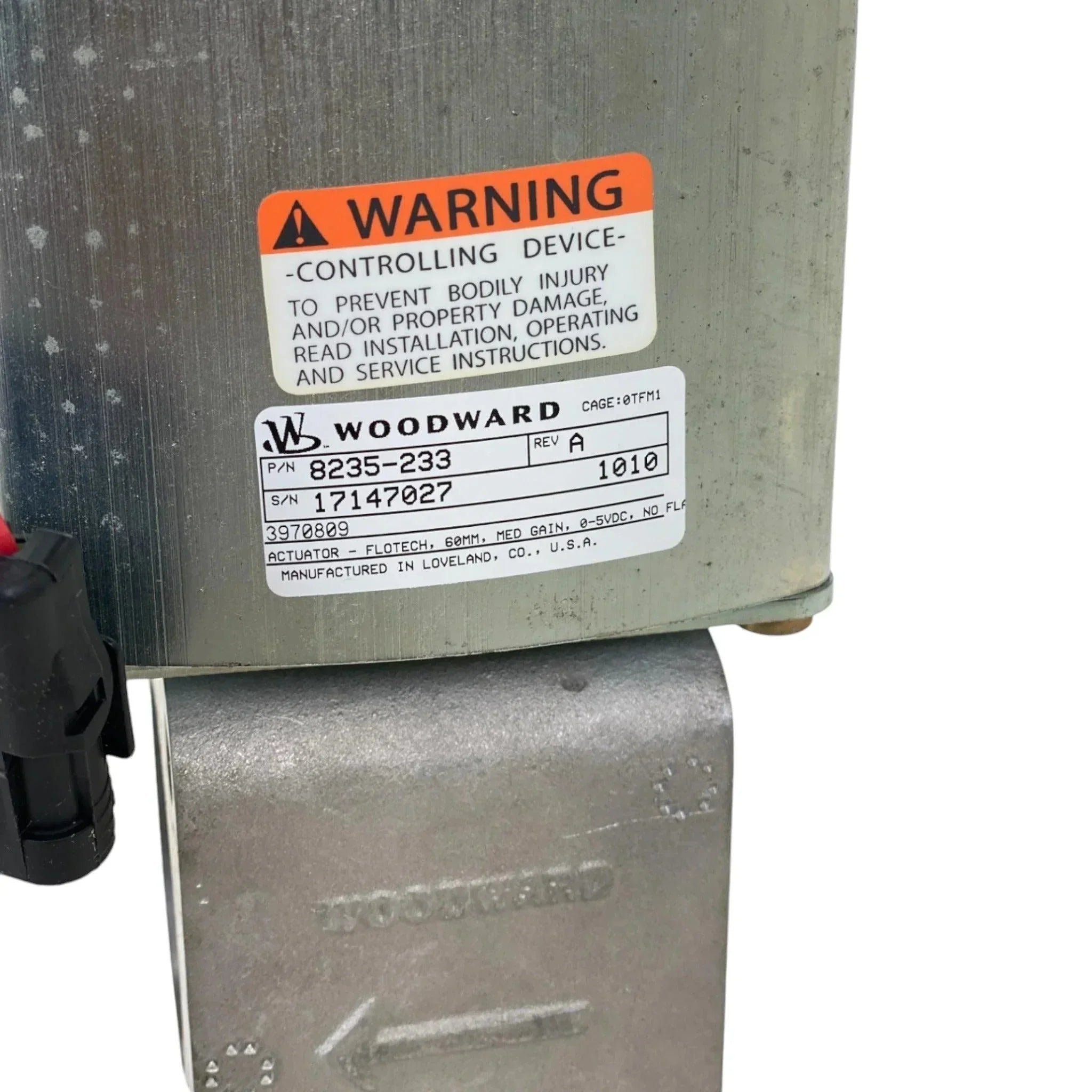 8235-233 Genuine Woodward 14-Pin L10 Elc Governor Actuator