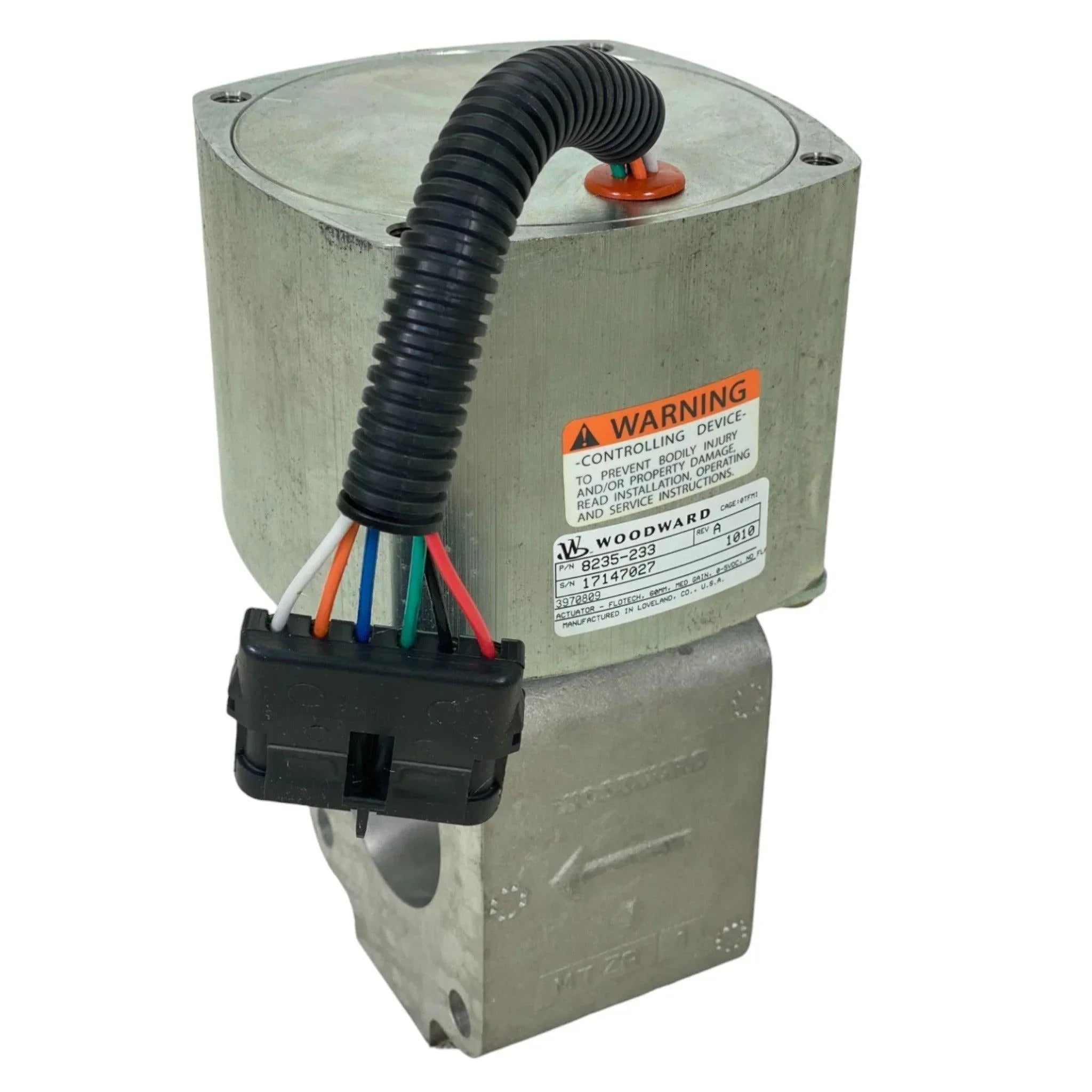 8235-233 Genuine Woodward 14-Pin L10 Elc Governor Actuator