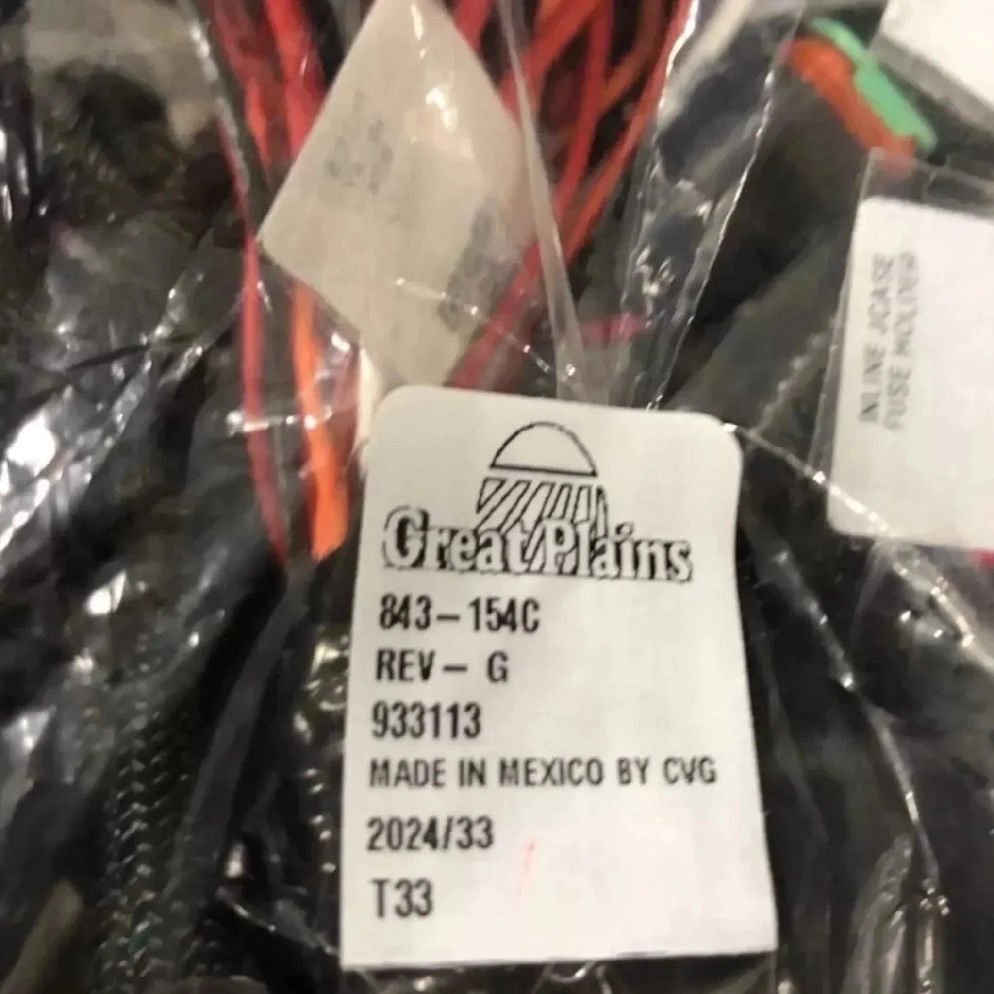 843 154C Genuine Kubota Wiring Harness