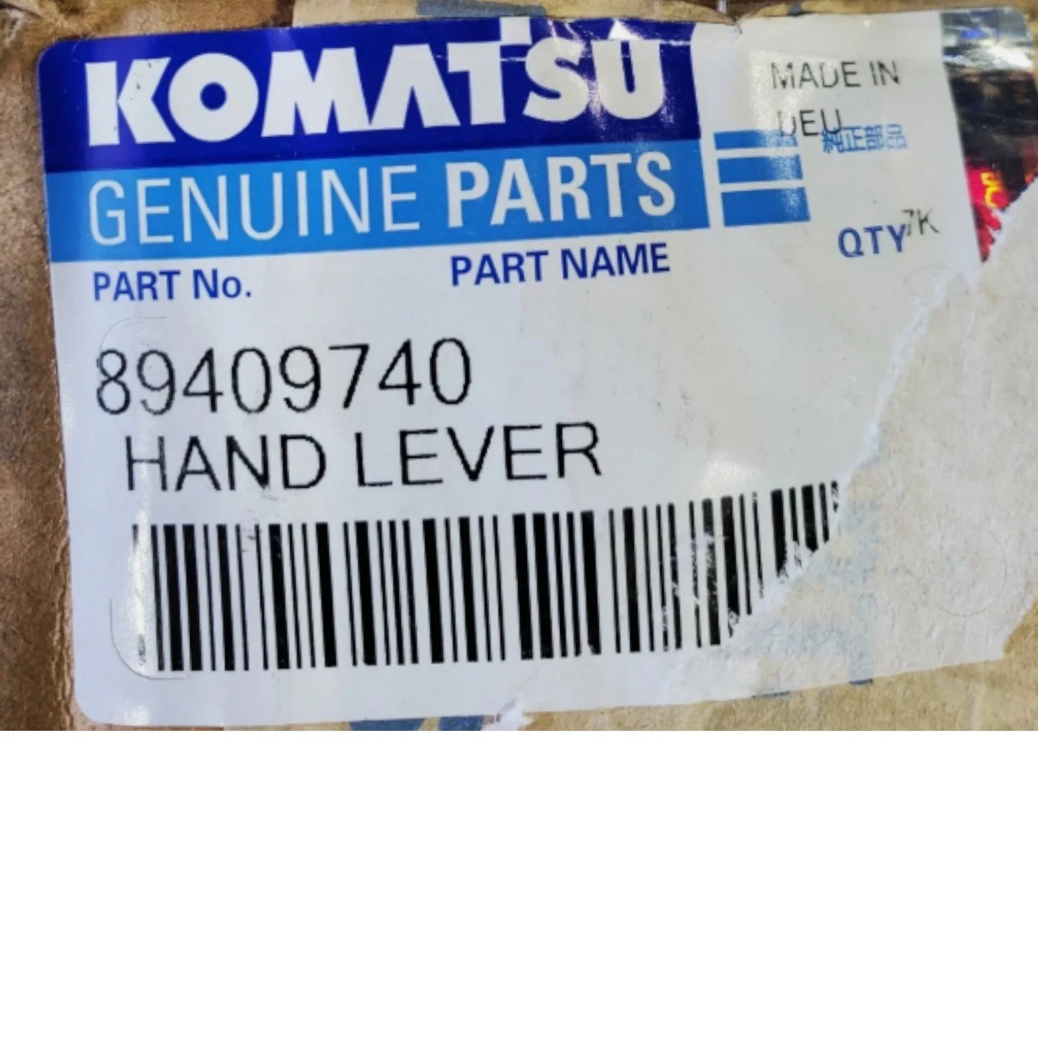 89409740 Komatsu Pilot Control