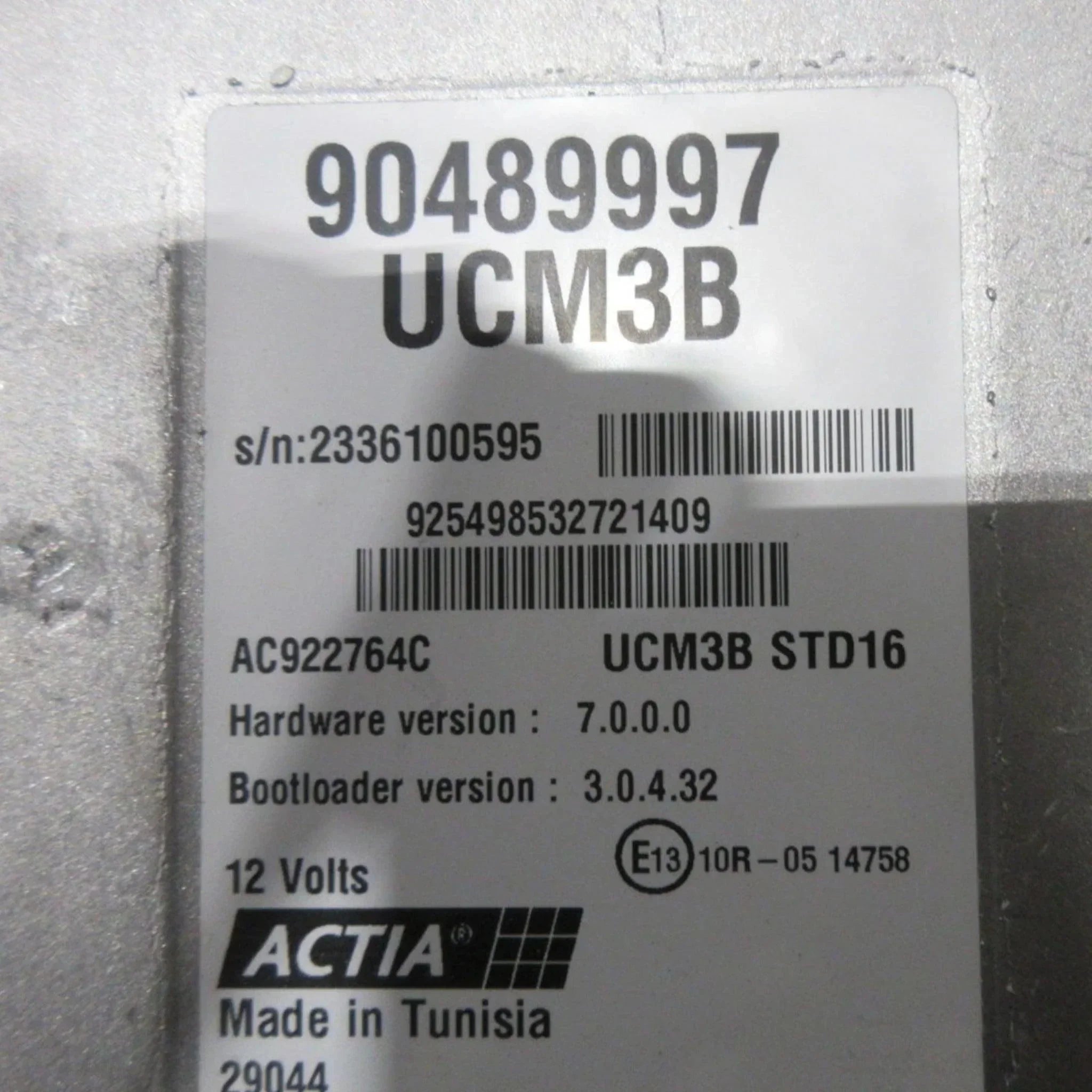 UCM3B Genuine CNH Industrial ECU Electronic Control Unit UCM3B