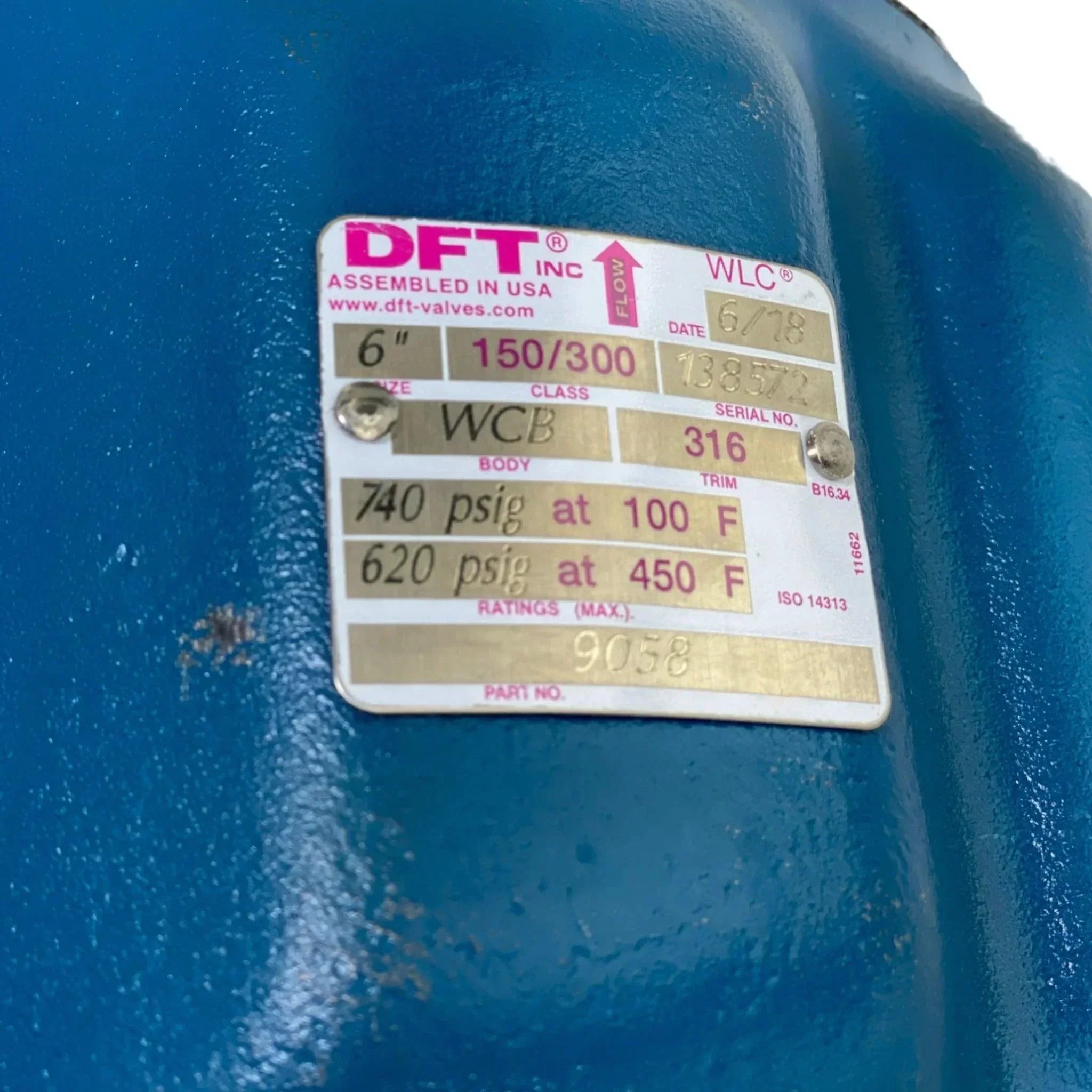 905N1B4A3 DFT Wafer Style Check Valve