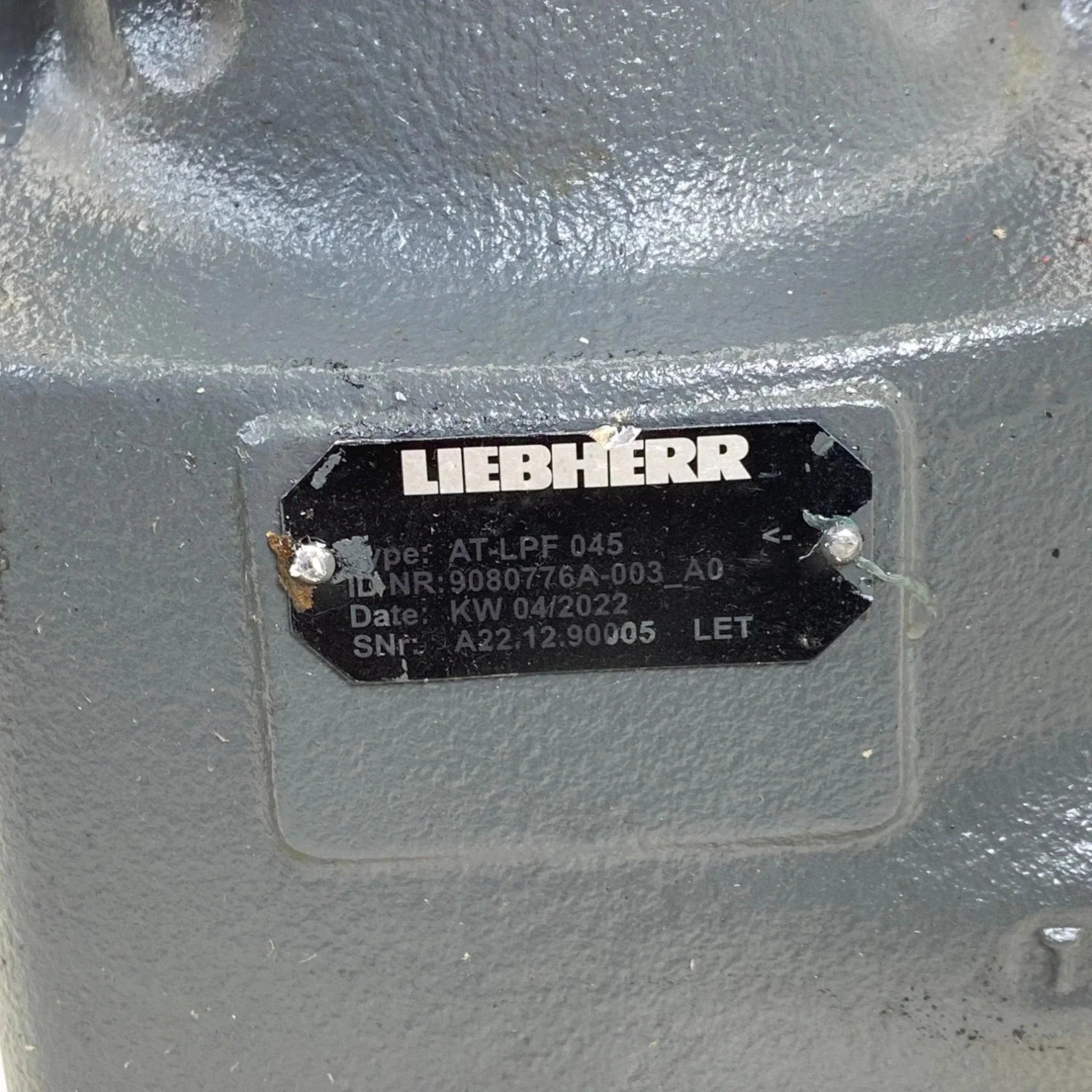 9080776 Liebherr Hydraulic Pump